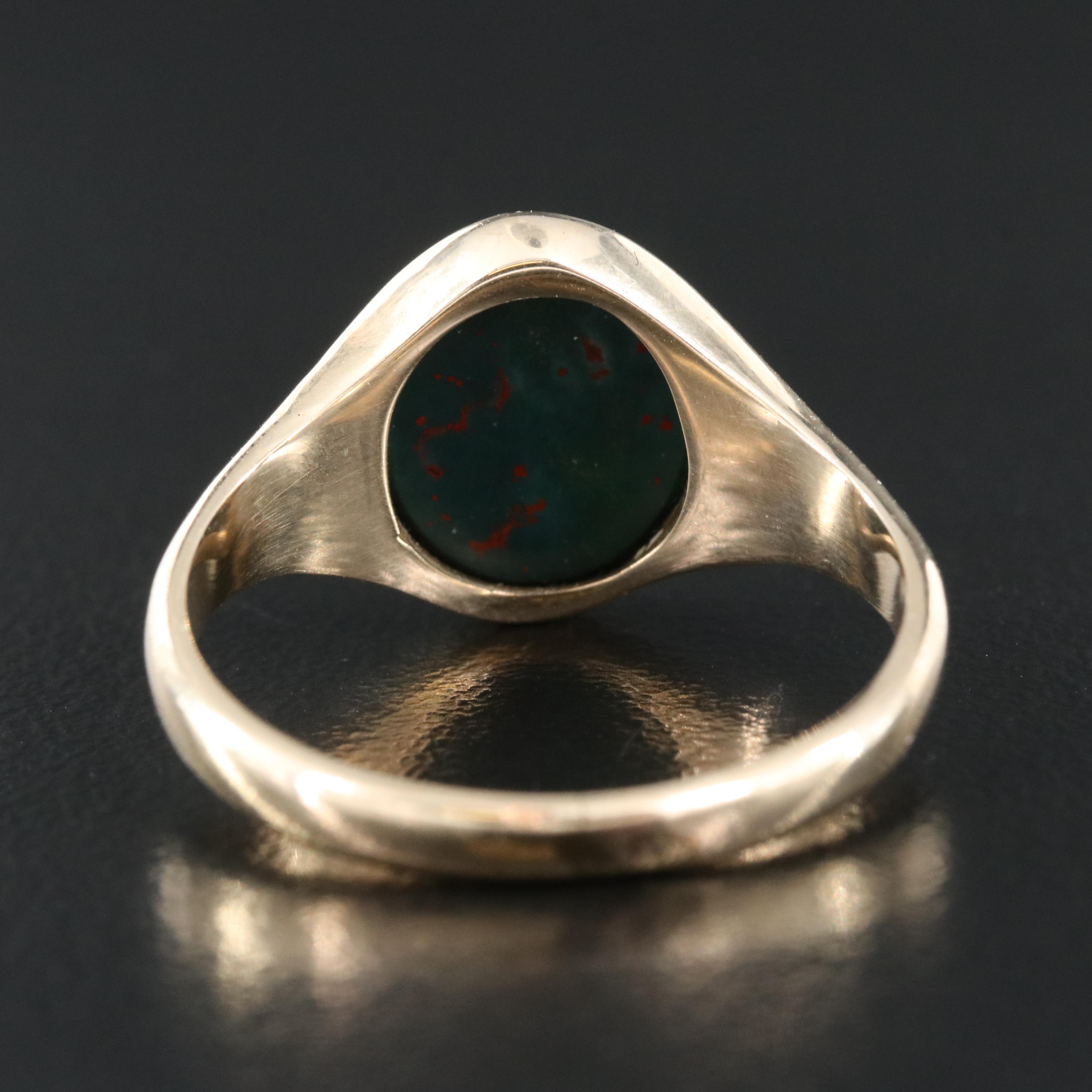 10K Bloodstone Ring