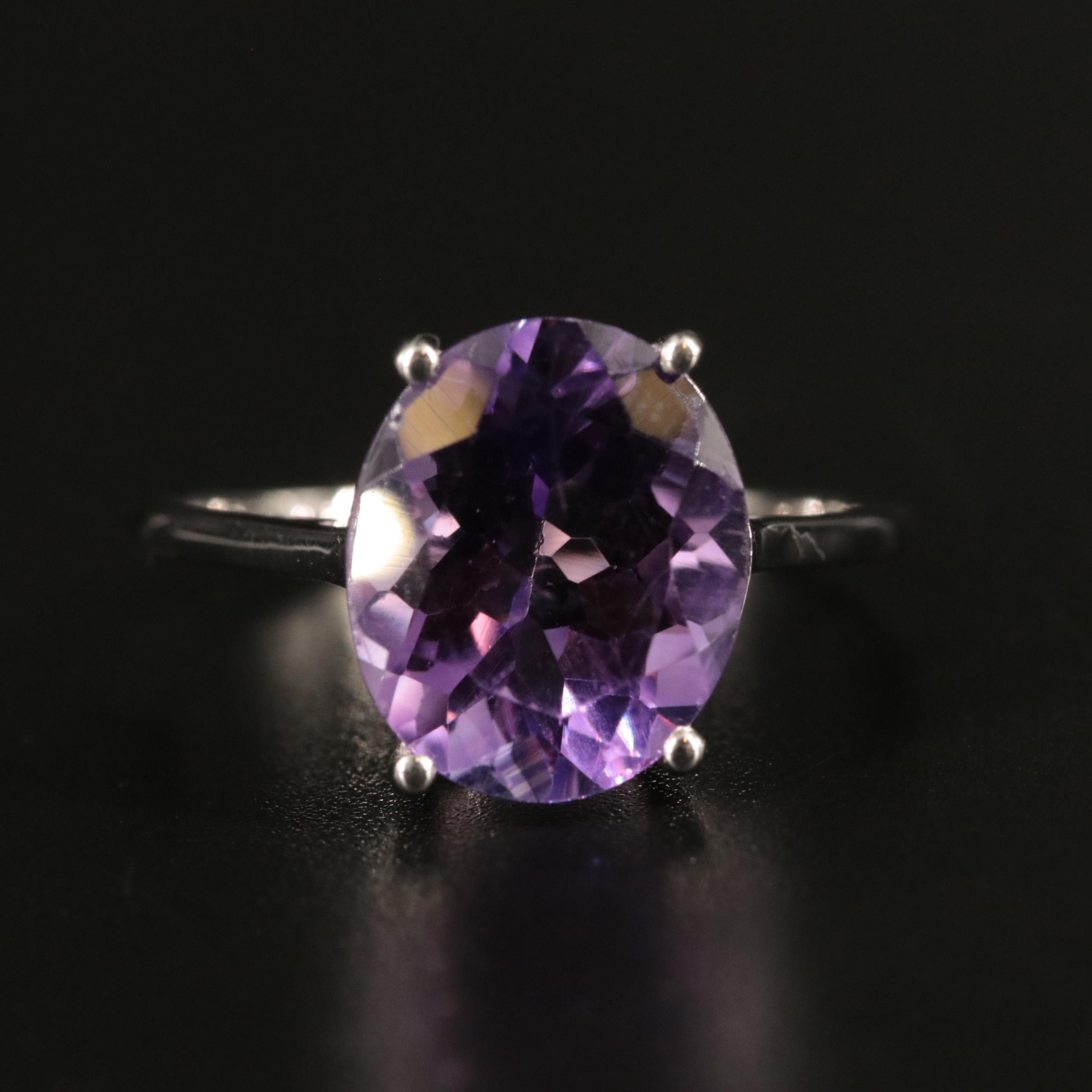 14K Amethyst Ring
