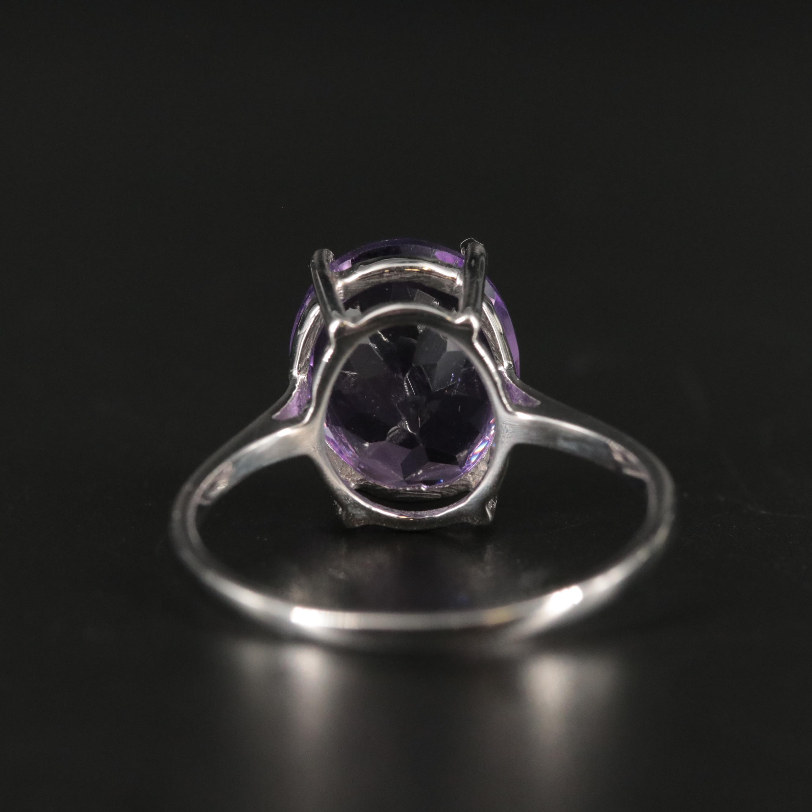 14K Amethyst Ring