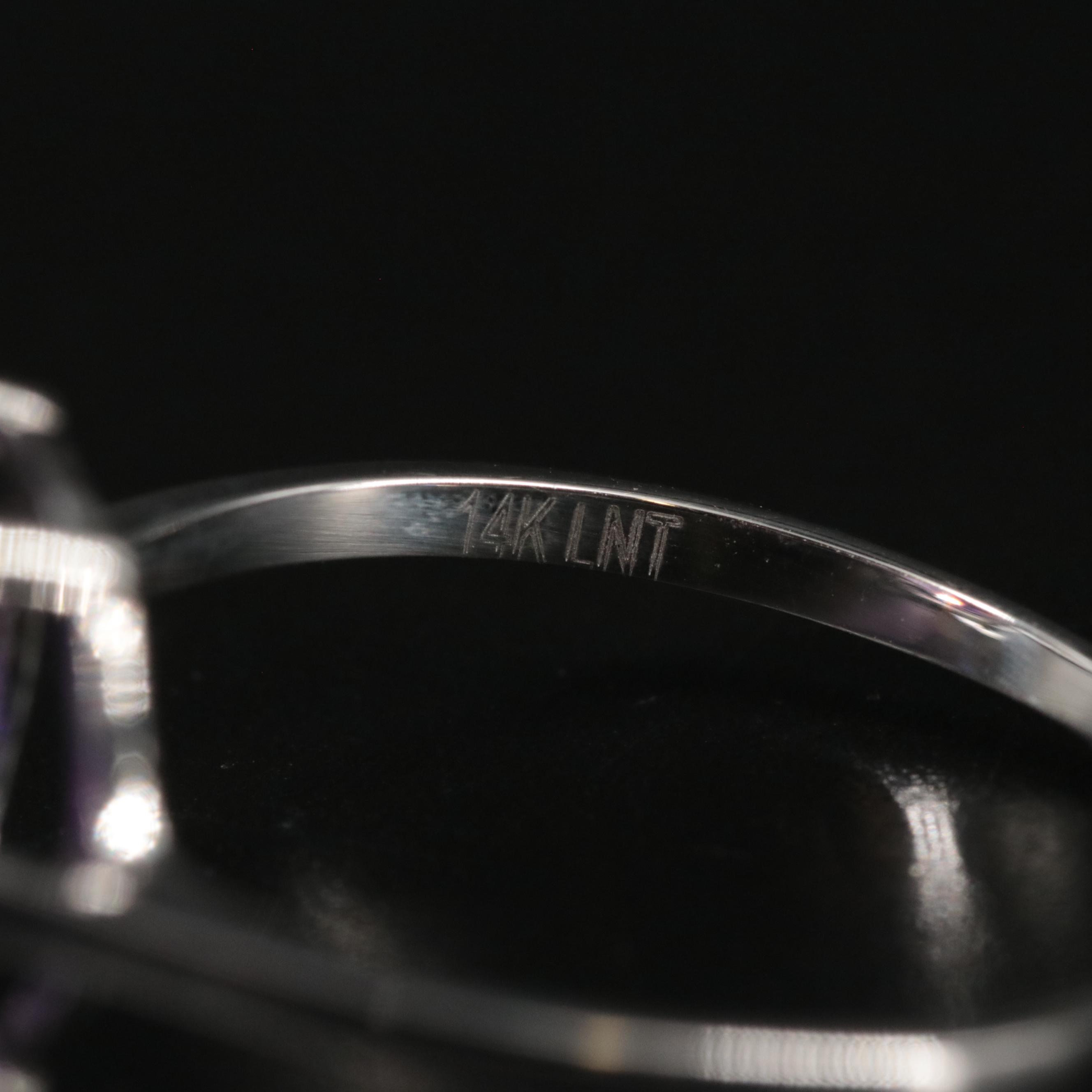 14K Amethyst Ring