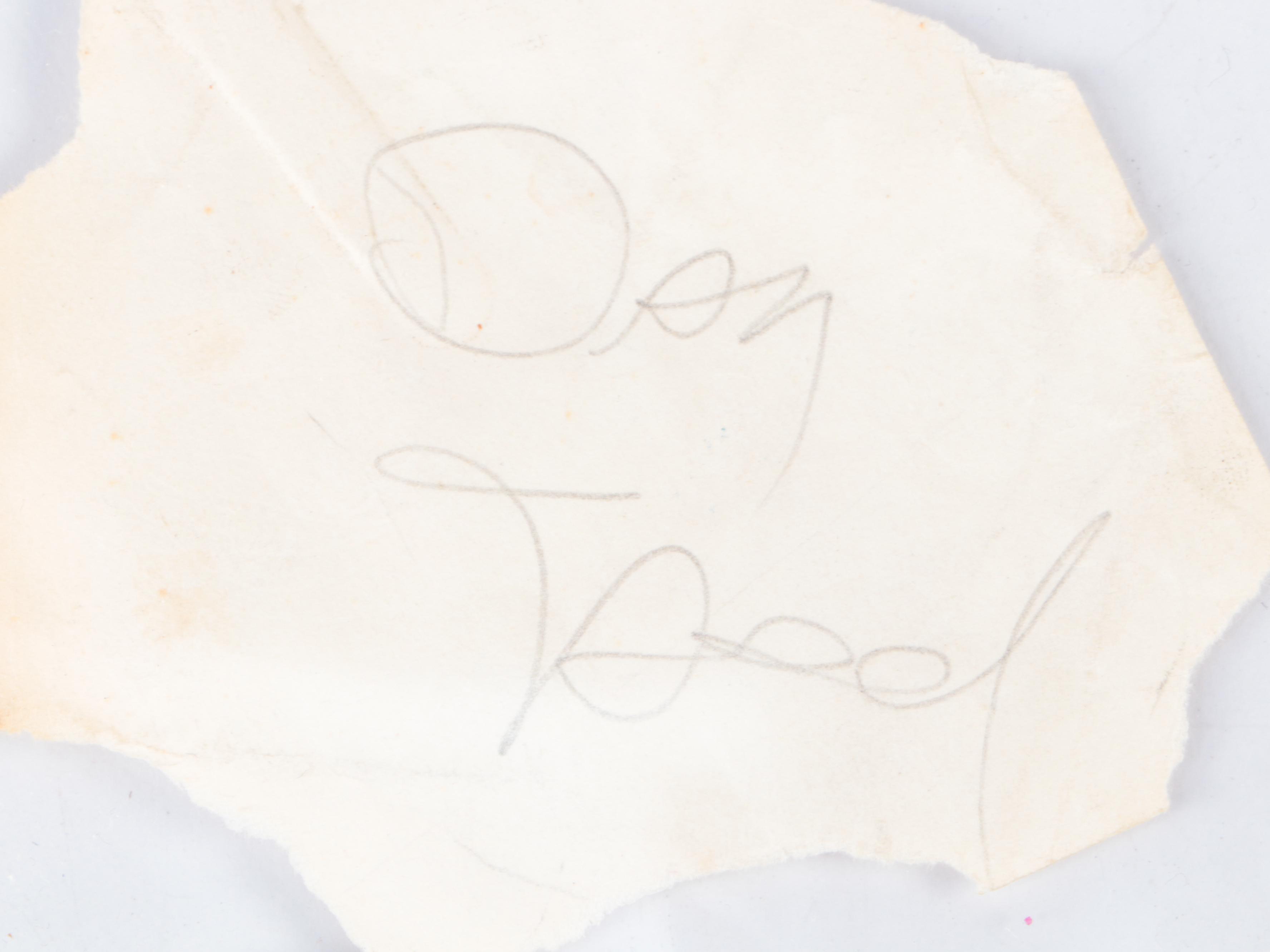 Johnny Bench Cincinnati Reds and Dan Issel UK Wildcats Signed Paper Slips