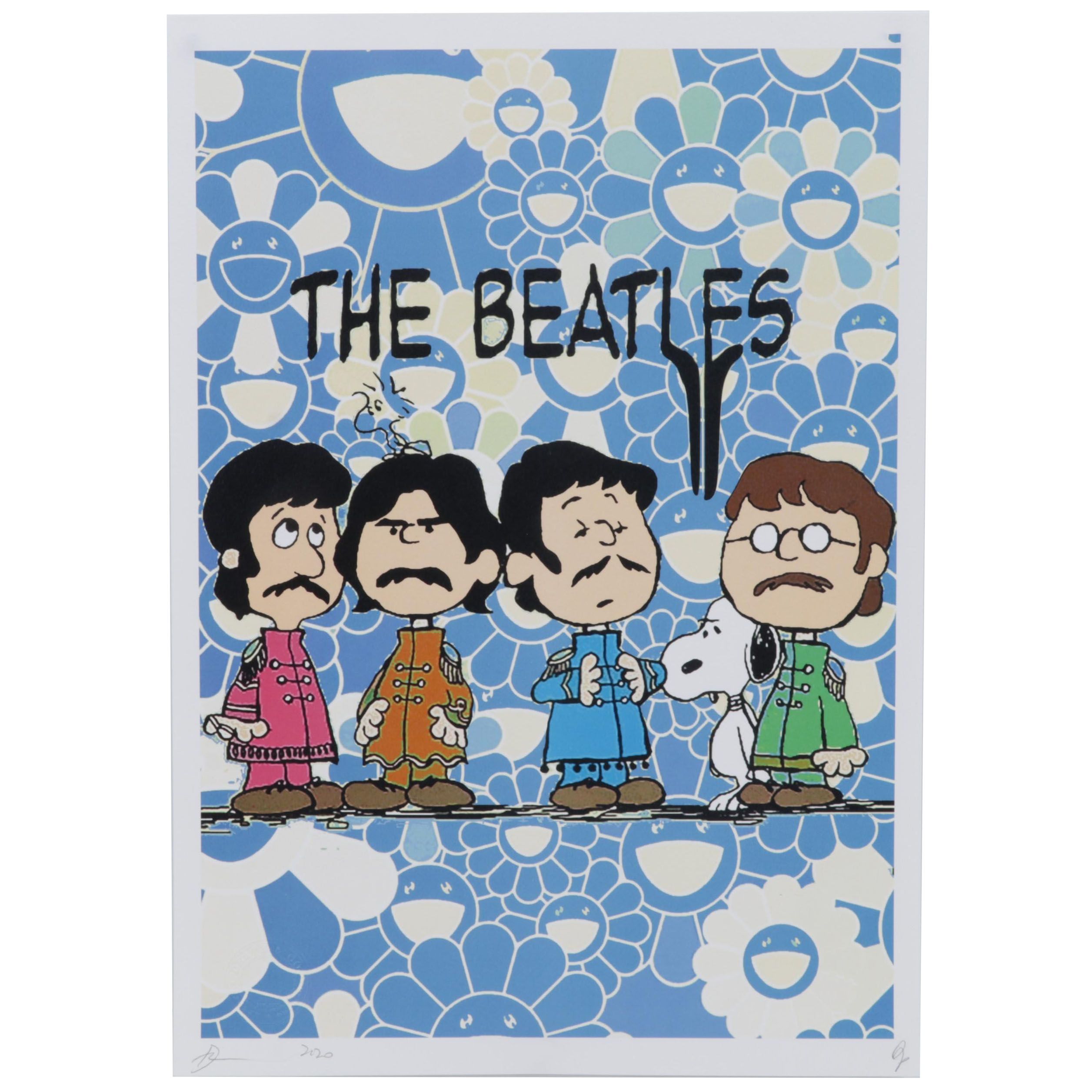 Death NYC Pop Art Graphic Print "Snoop Beatles B," 2020