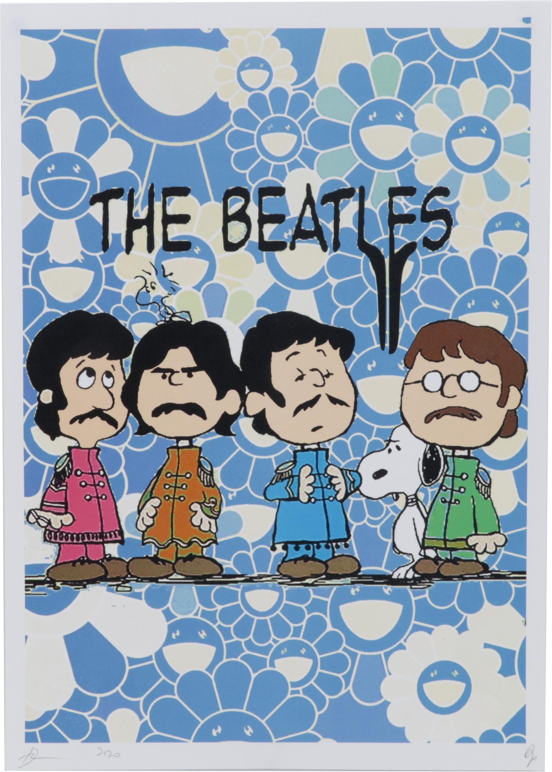 Death NYC Pop Art Graphic Print "Snoop Beatles B," 2020