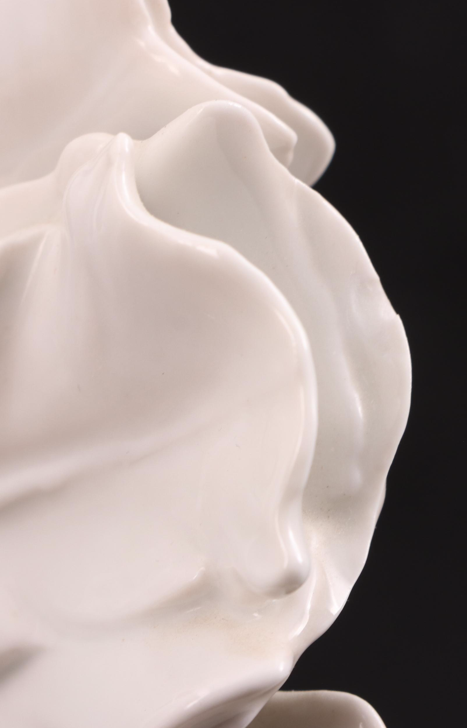 Rosenthal Porcelain Dove and Waterford Crystal Cross Figurines