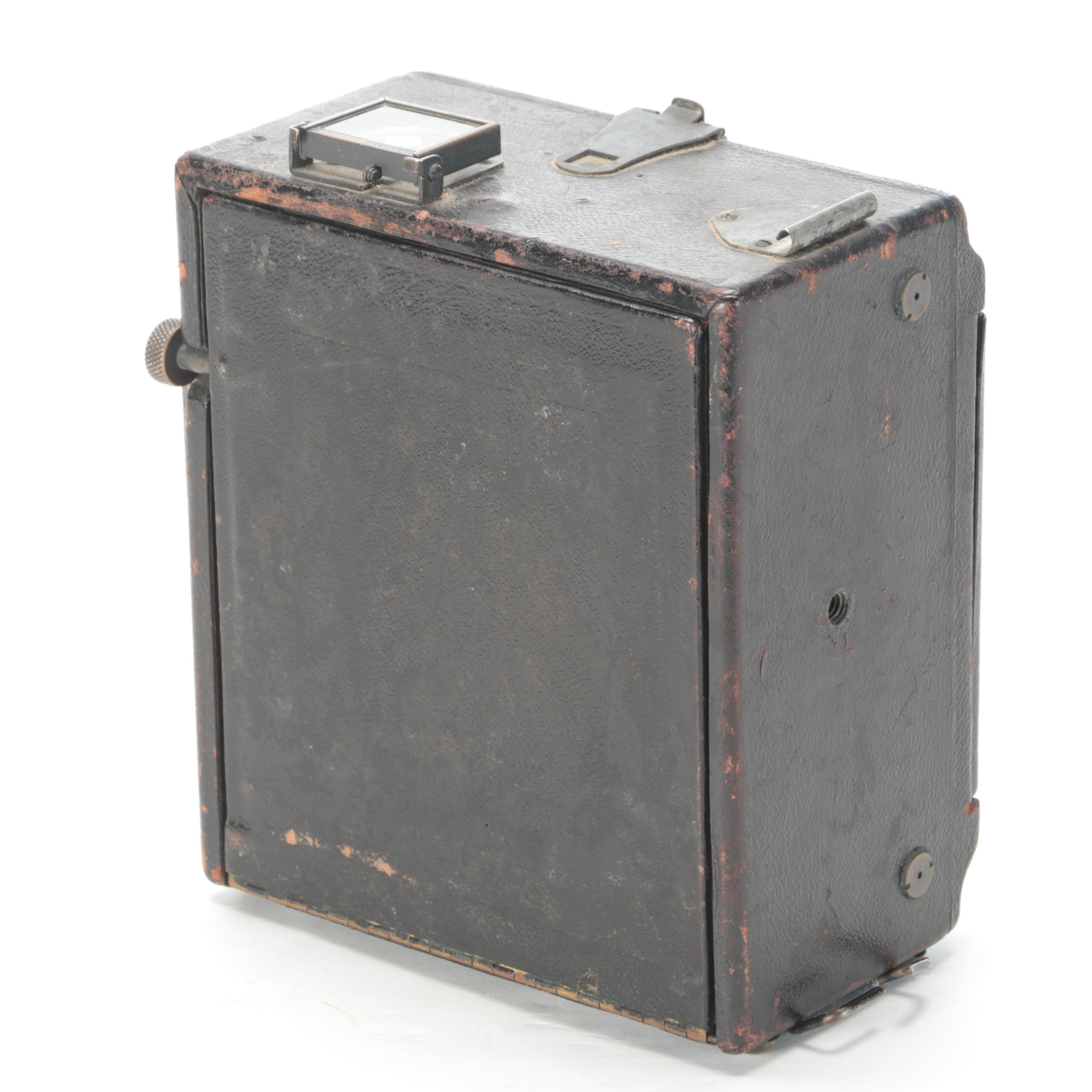 Folmer Graflex Speed Graphic Camera,  Kodak Anastigmat Lens, Ansco Tripod Stand