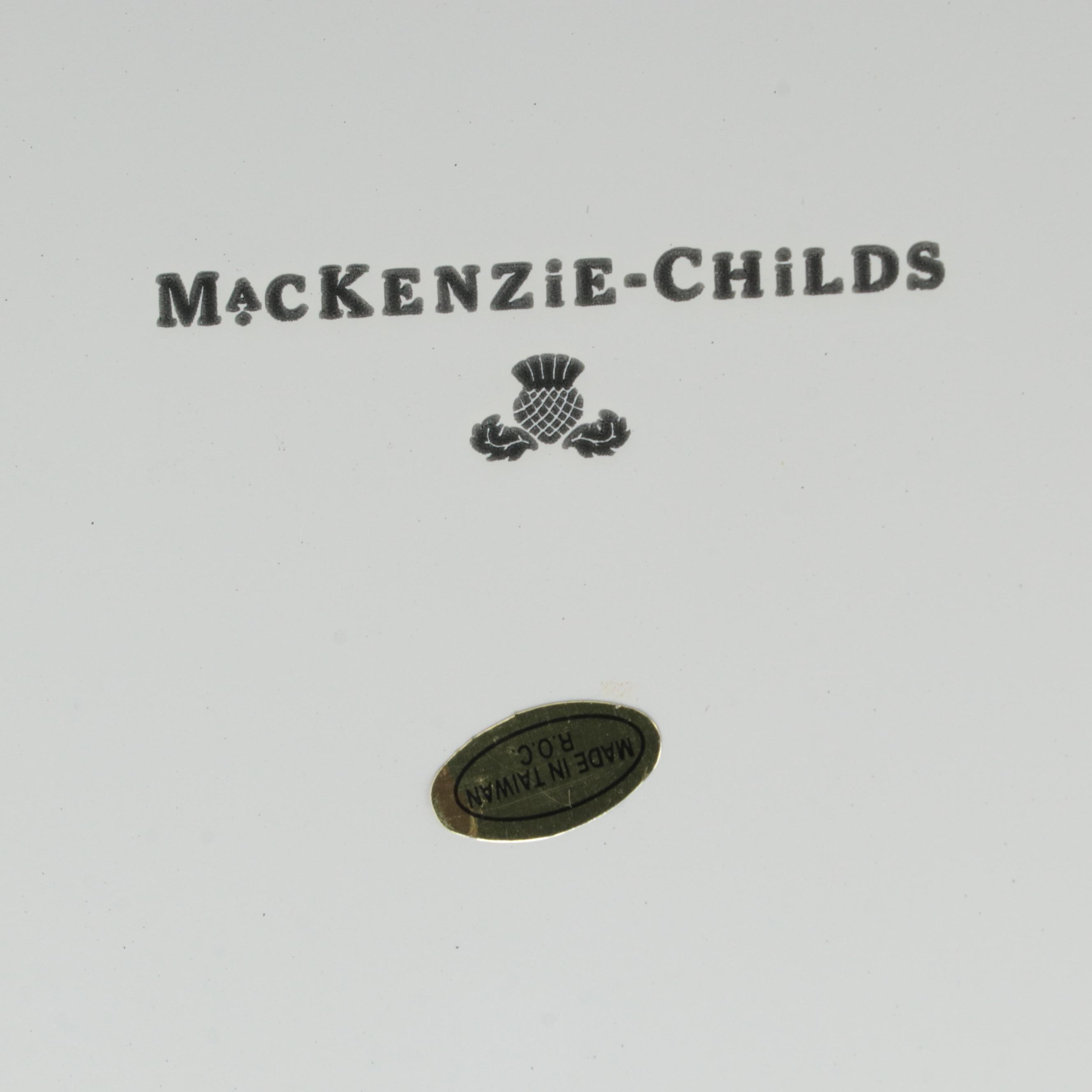 MacKenzie-Childs "Buttercup" Enameled Metal Lidded Skillets