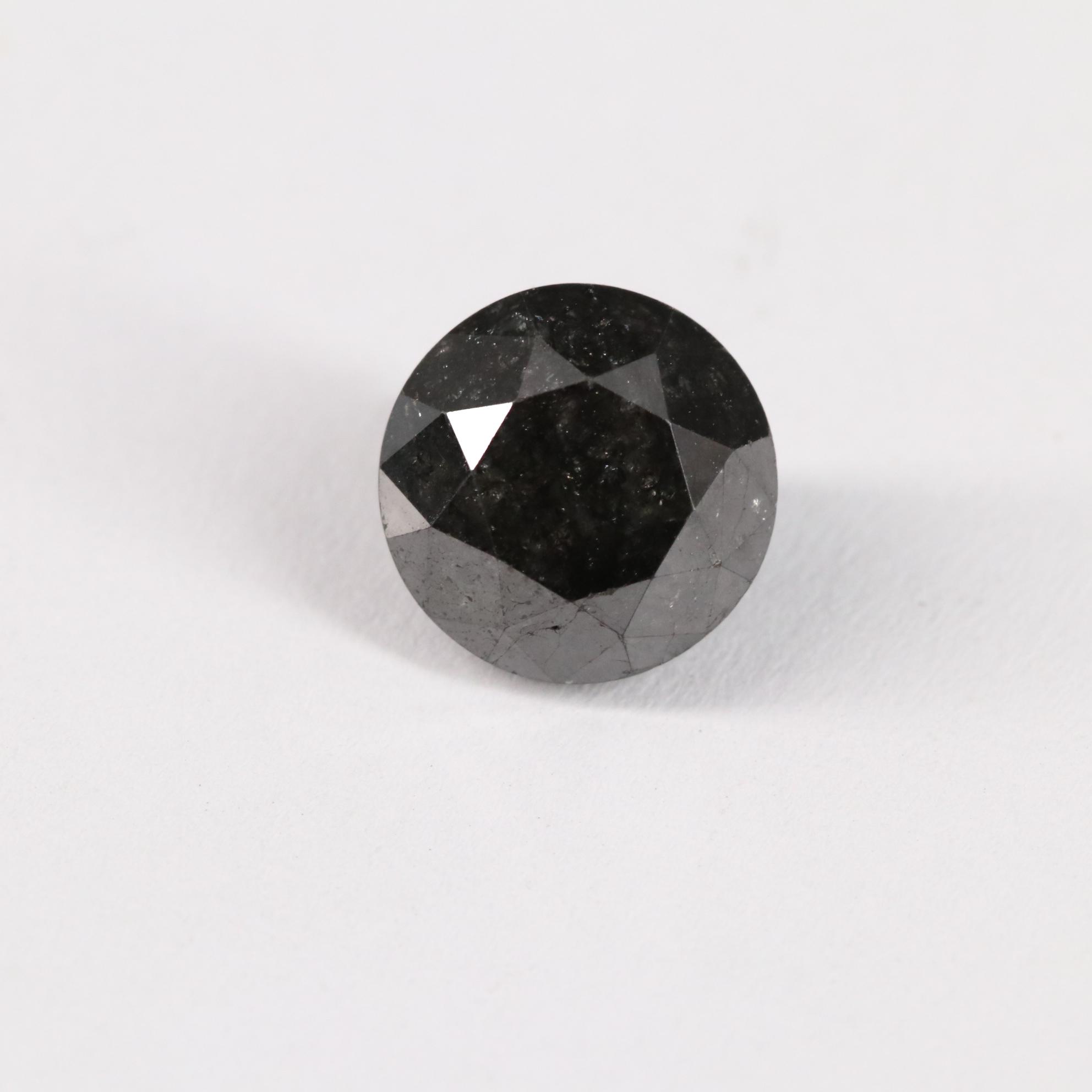 Loose 3.55 CT Black Diamond
