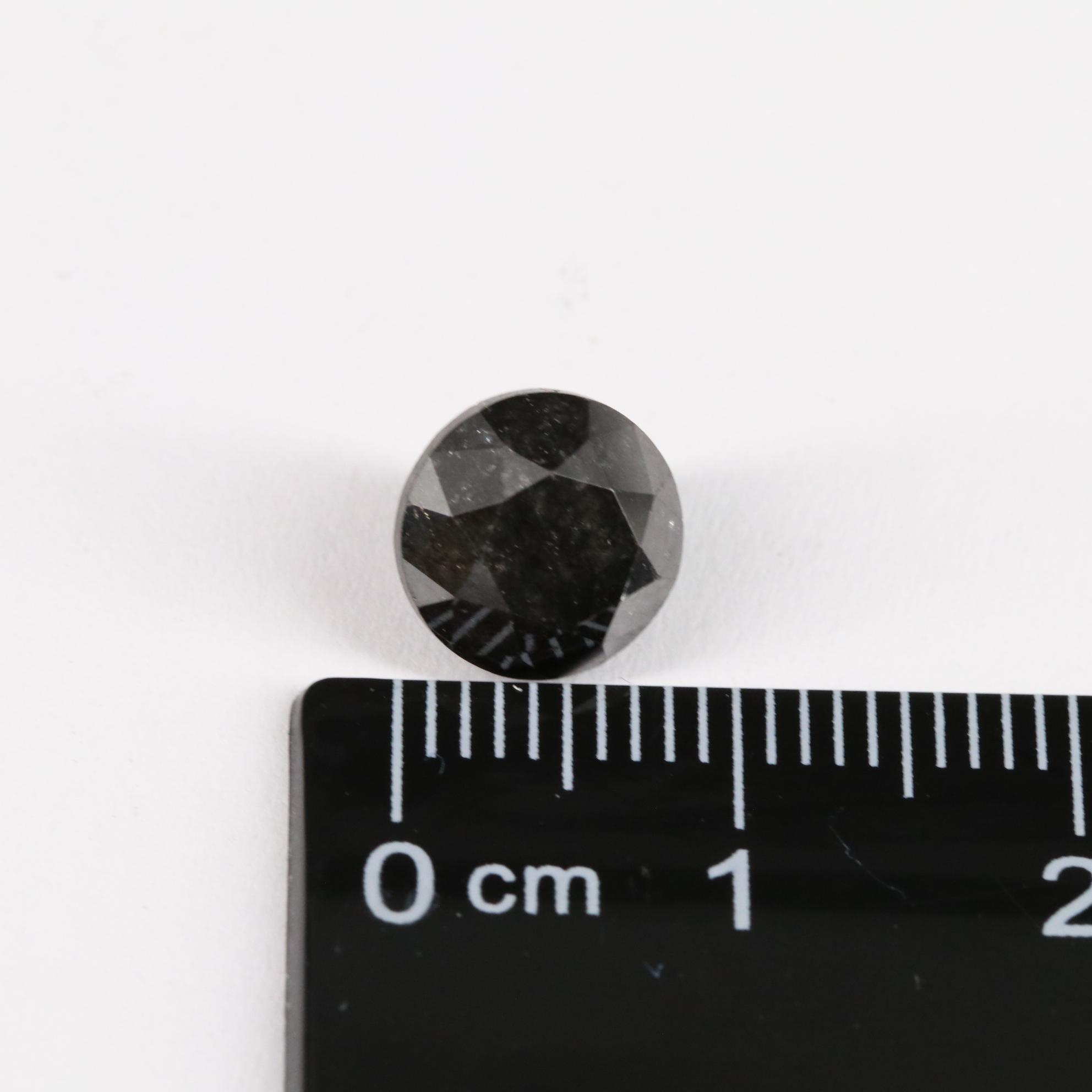 Loose 3.55 CT Black Diamond
