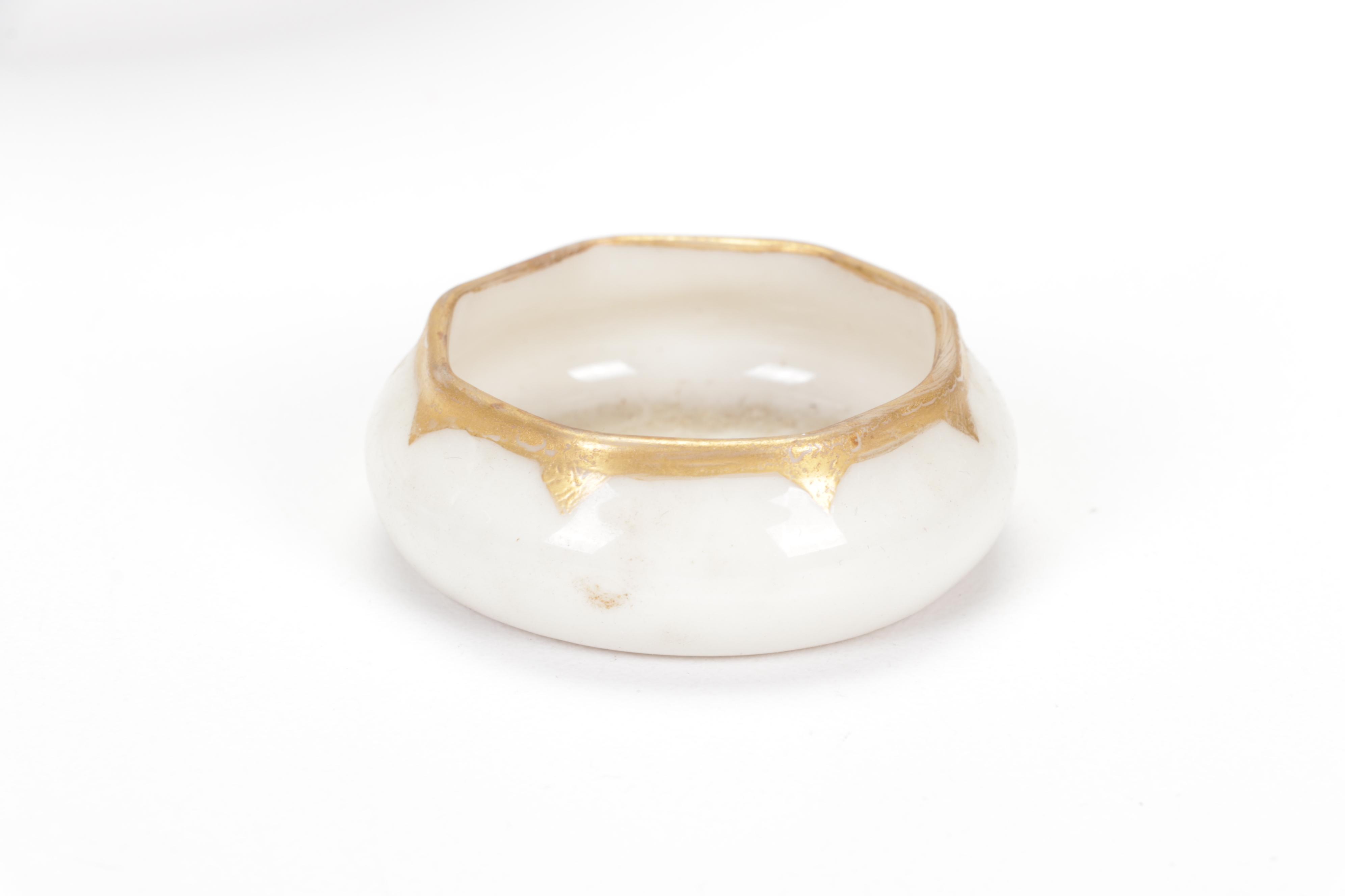 Haviland "Silver Anniversary" and "Wedding Ring" Gilt Porcelain Dinnerware