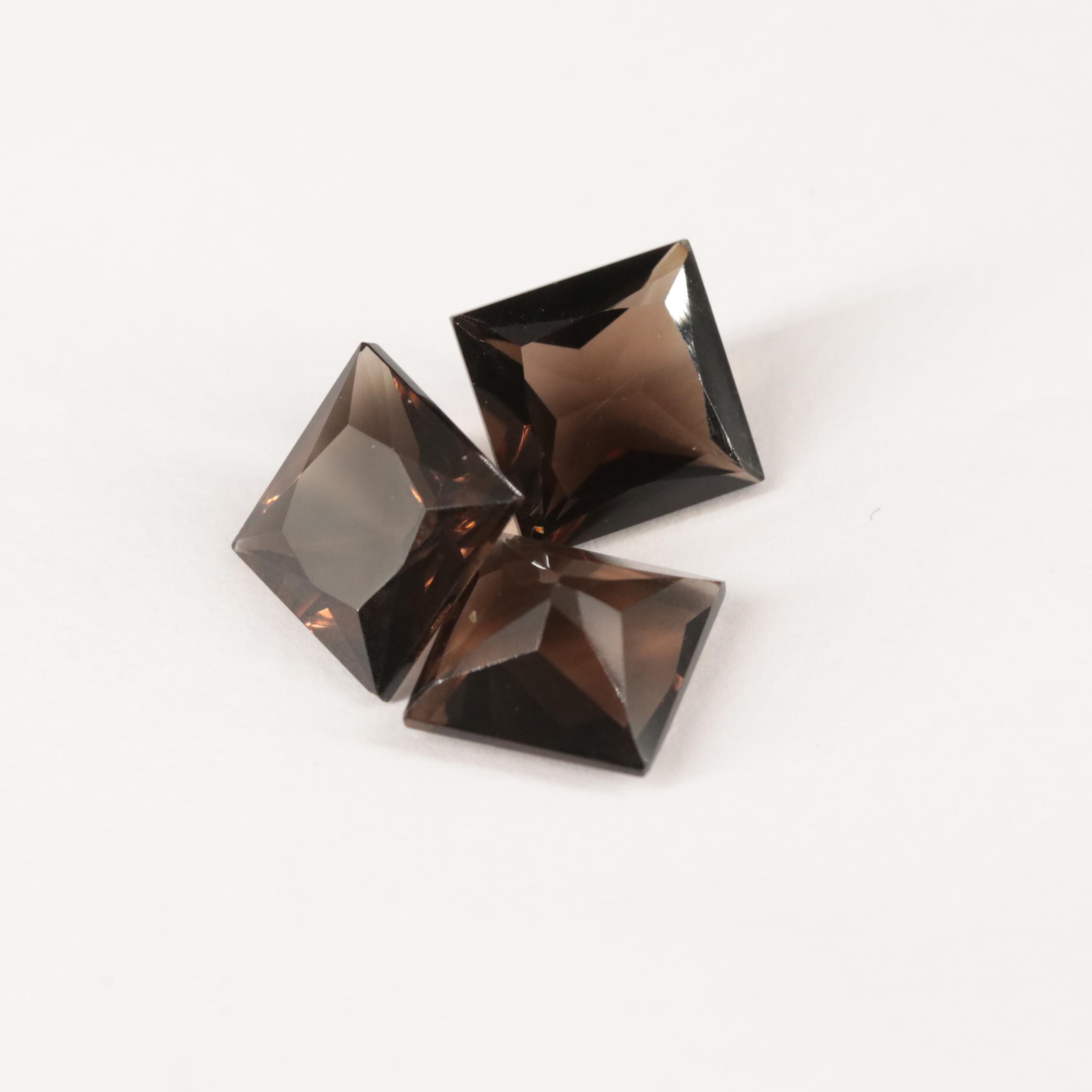 Loose 12.49 CTW Smoky Quartz Lot