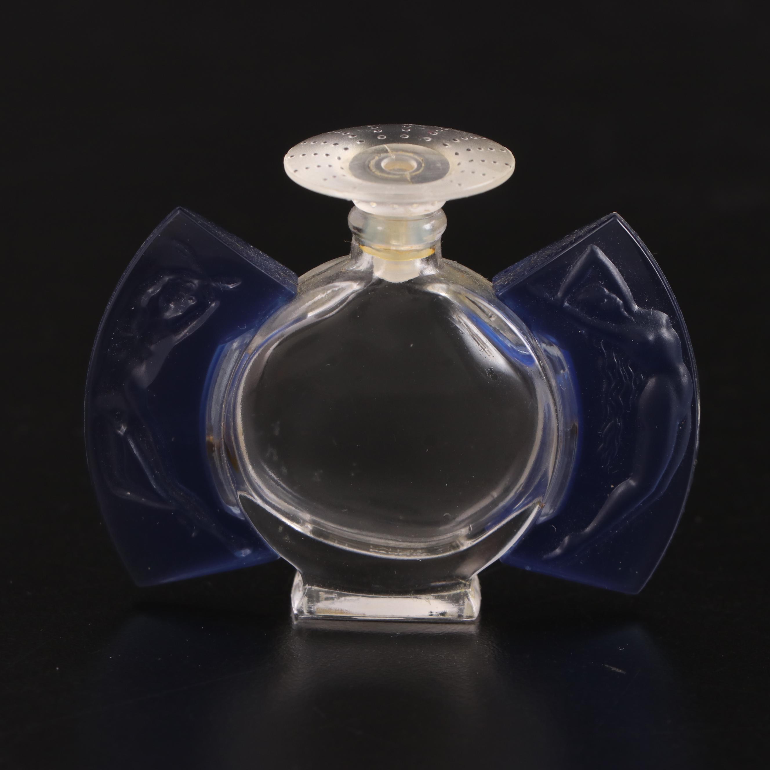 Lalique Art Deco Style Glass and Acrylic Perfume Bottles