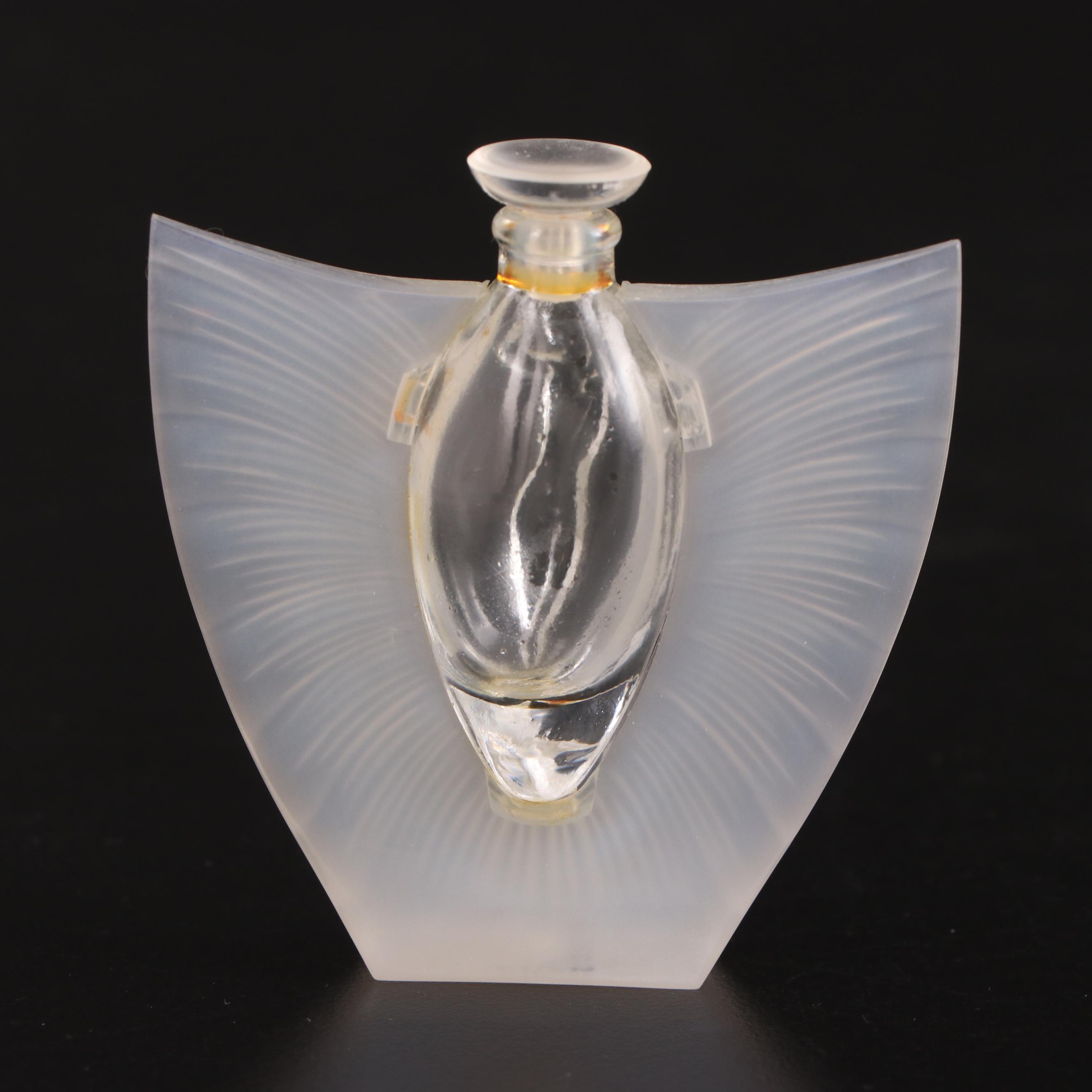 Lalique Art Deco Style Glass and Acrylic Perfume Bottles