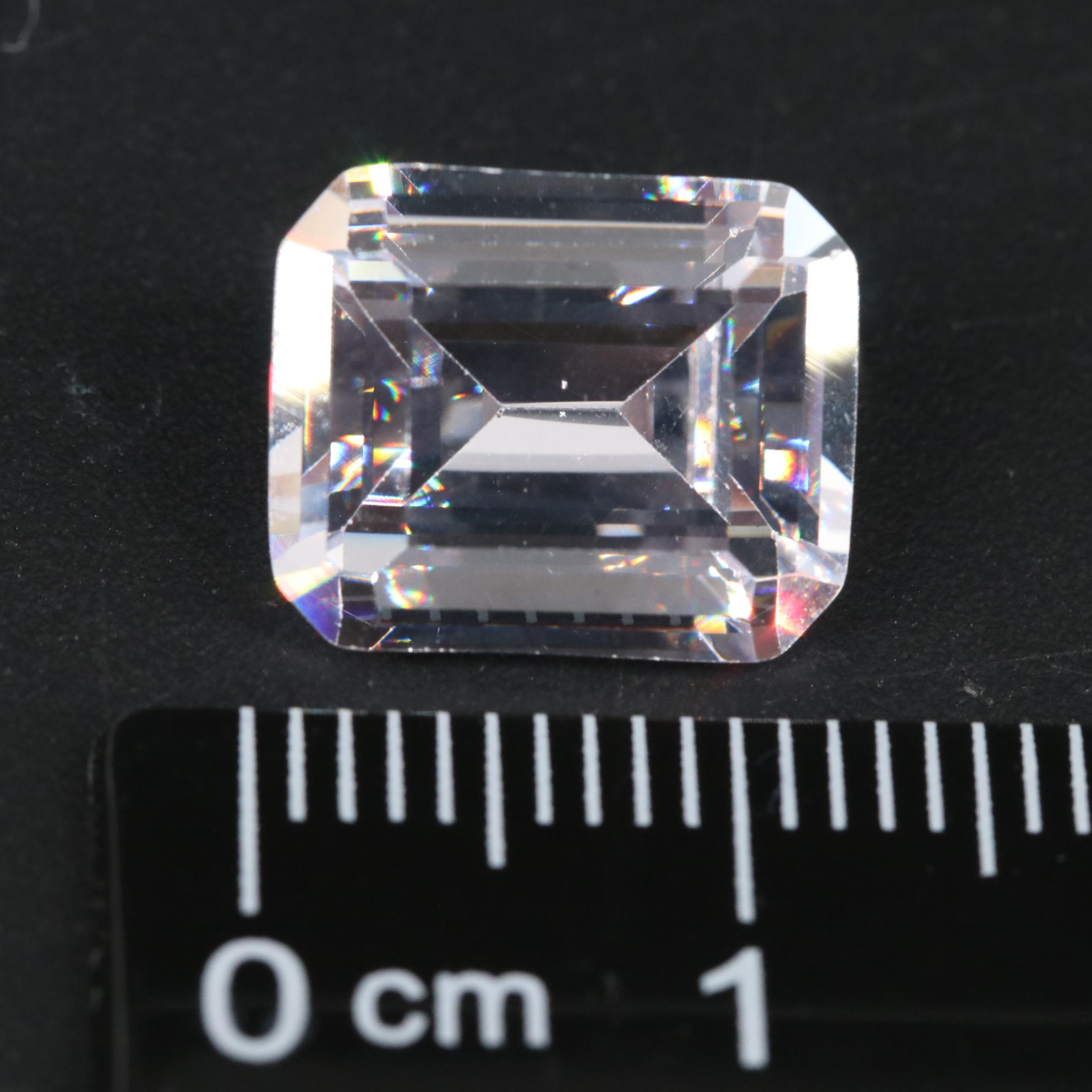 Loose 10.15 CT Cubic Zirconia