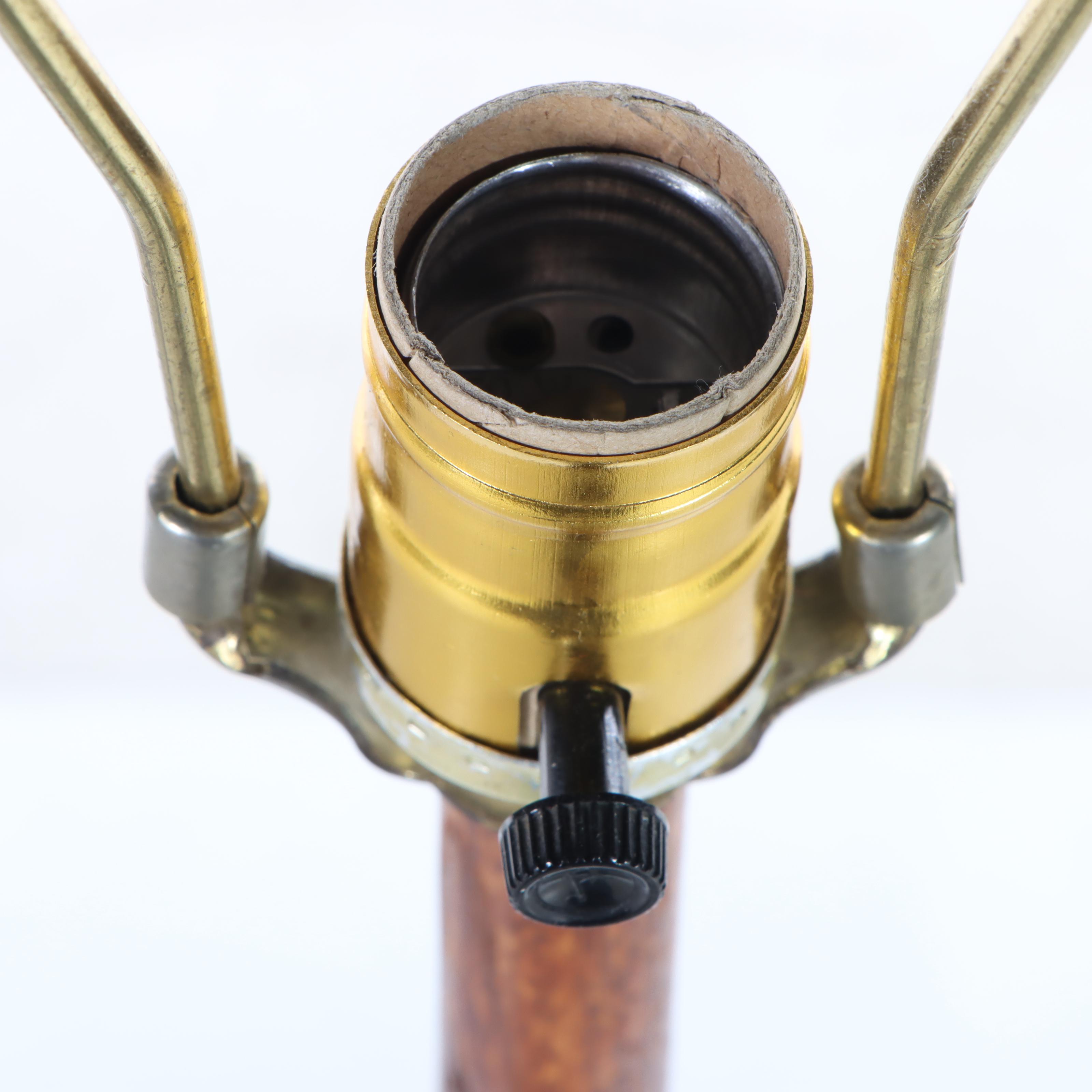 Swedish Wooden Floor Lamp With Square Shade, Contemporary