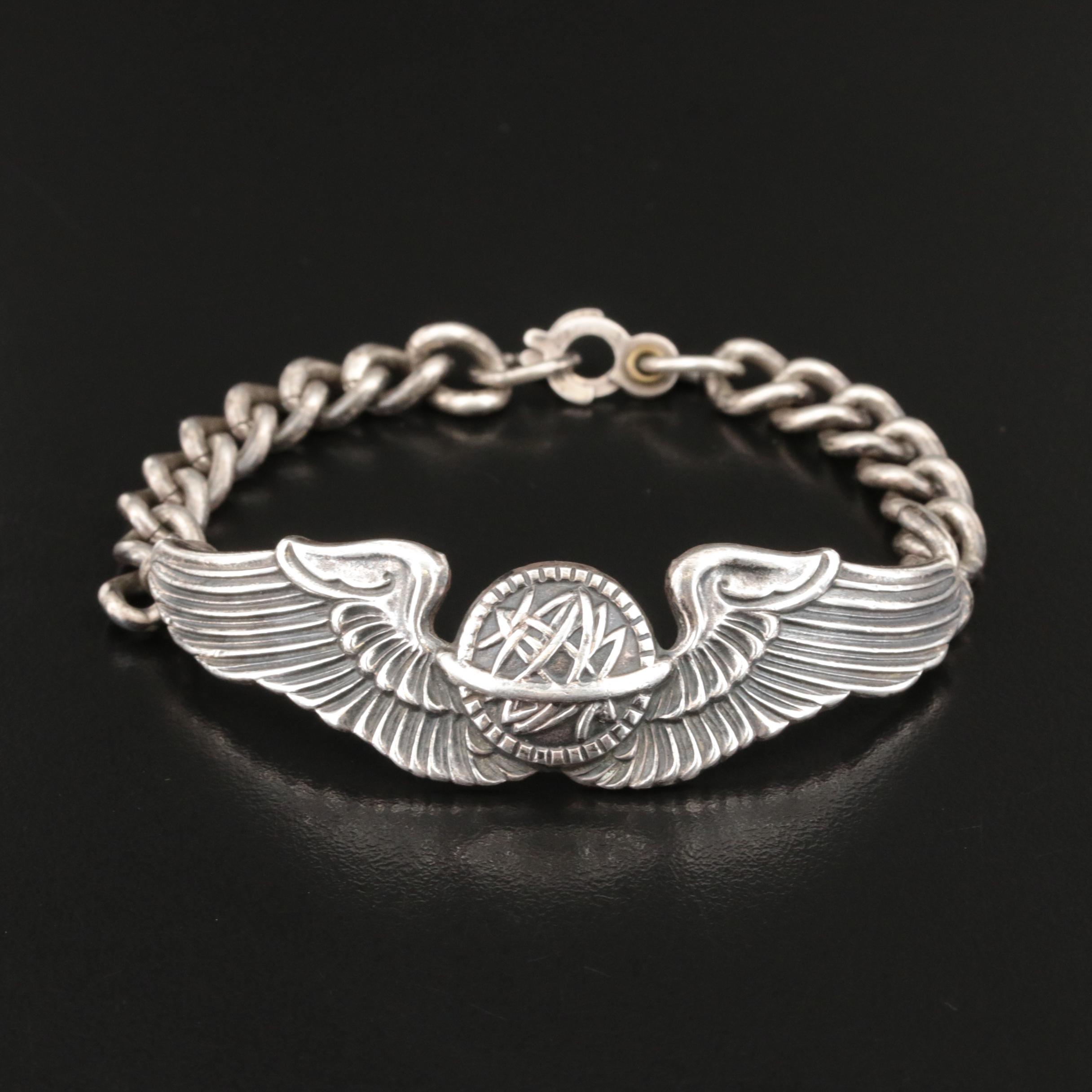 Sterling Wings Bracelet