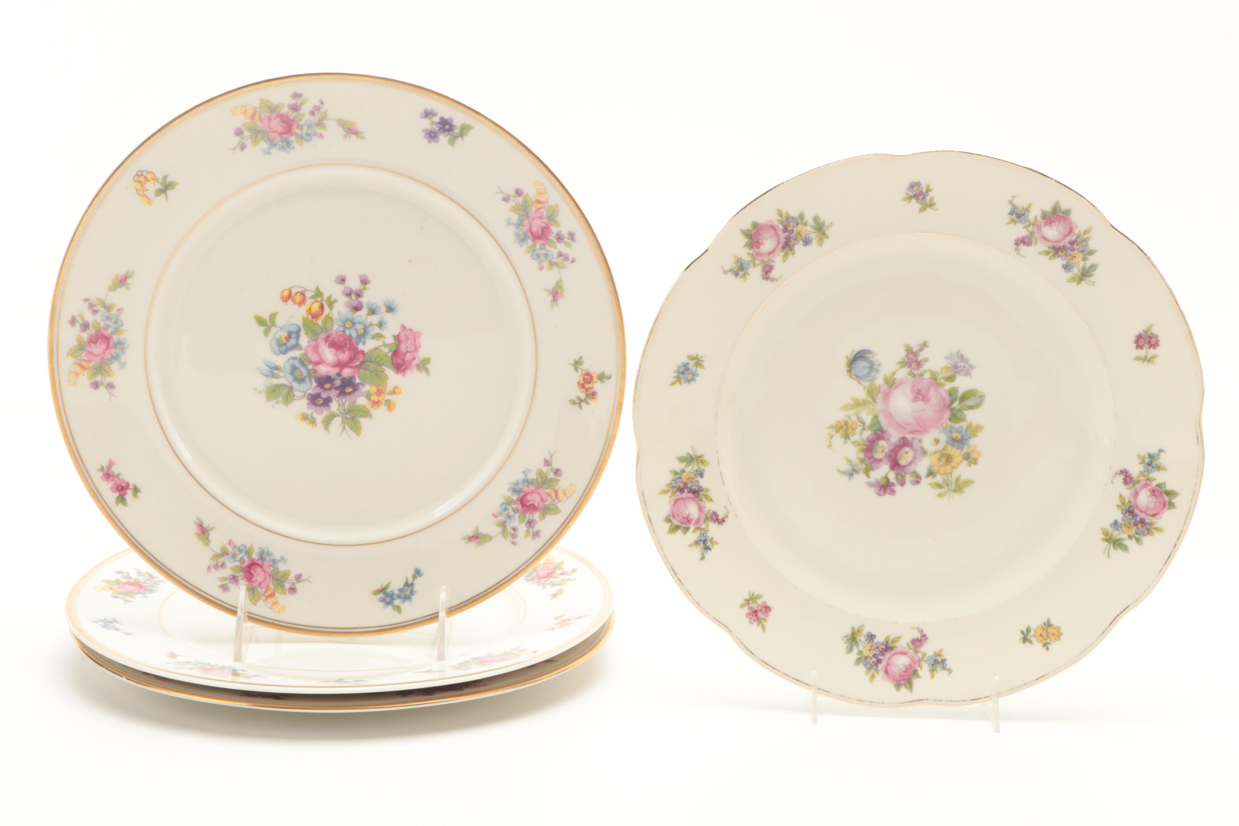 Lamberton "Rose of Lamberton" Porcelain Dinnerware, Mid-20th Century