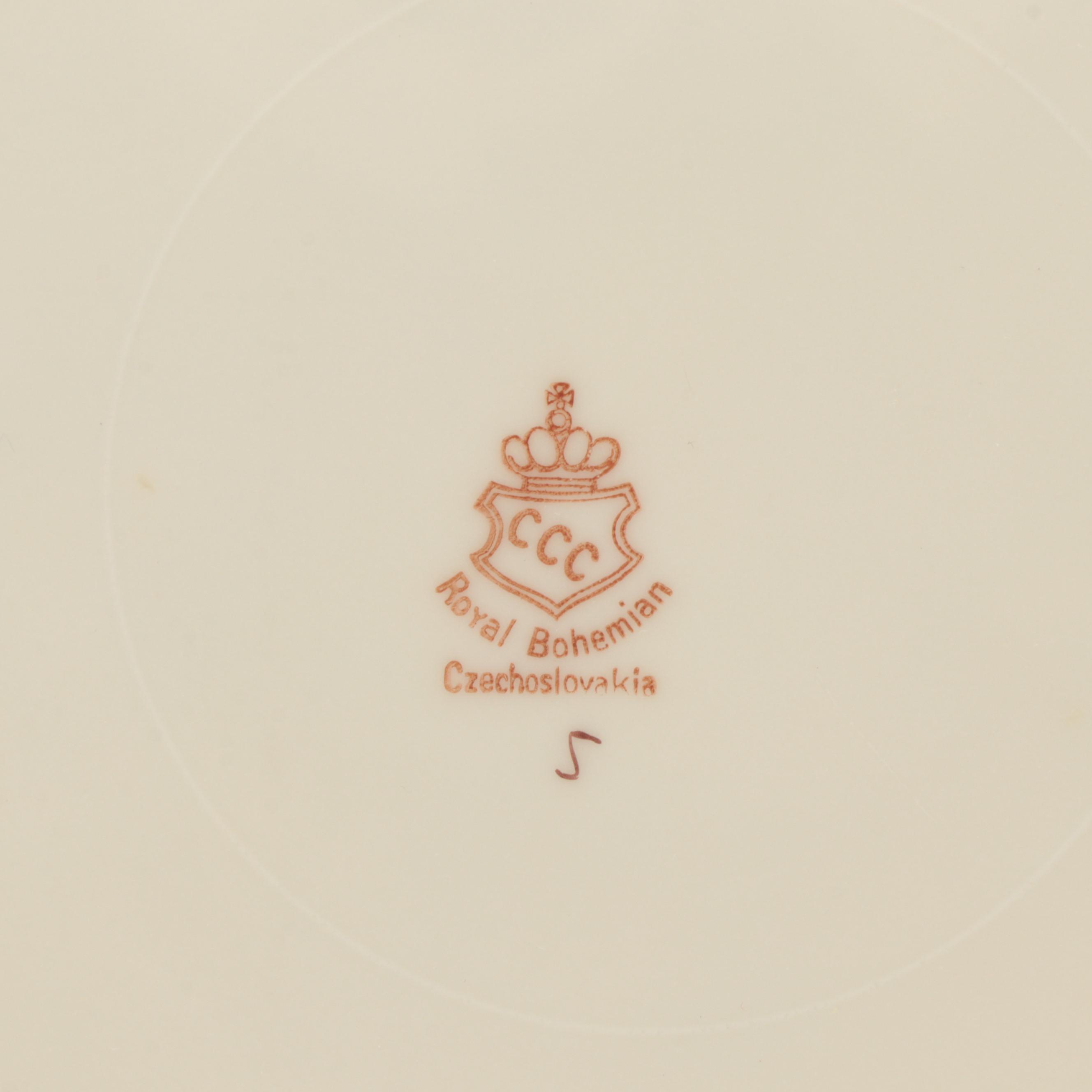 Lamberton "Rose of Lamberton" Porcelain Dinnerware, Mid-20th Century