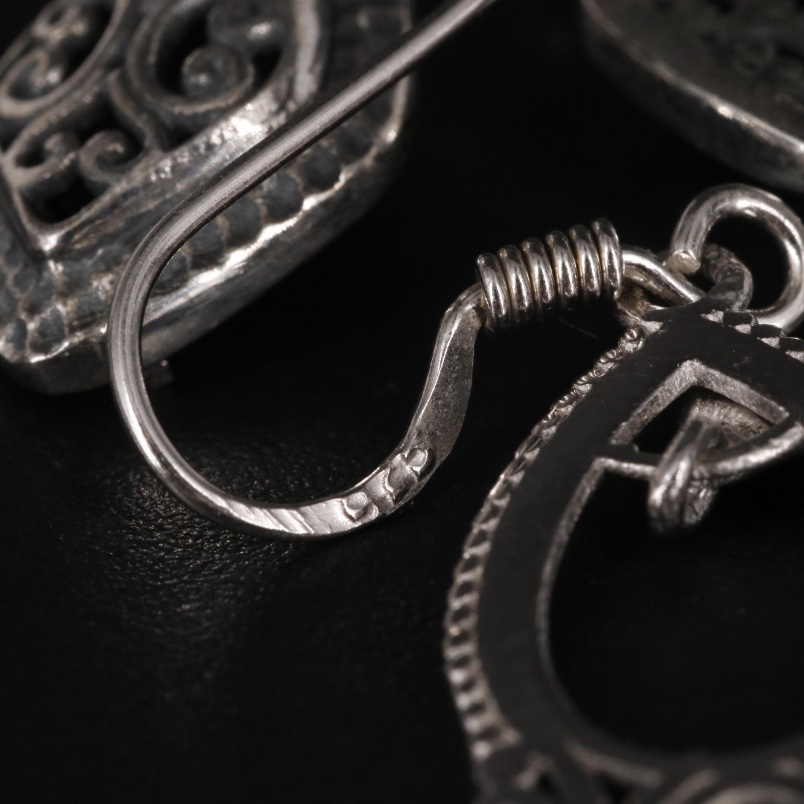 Sterling Drop Earrings