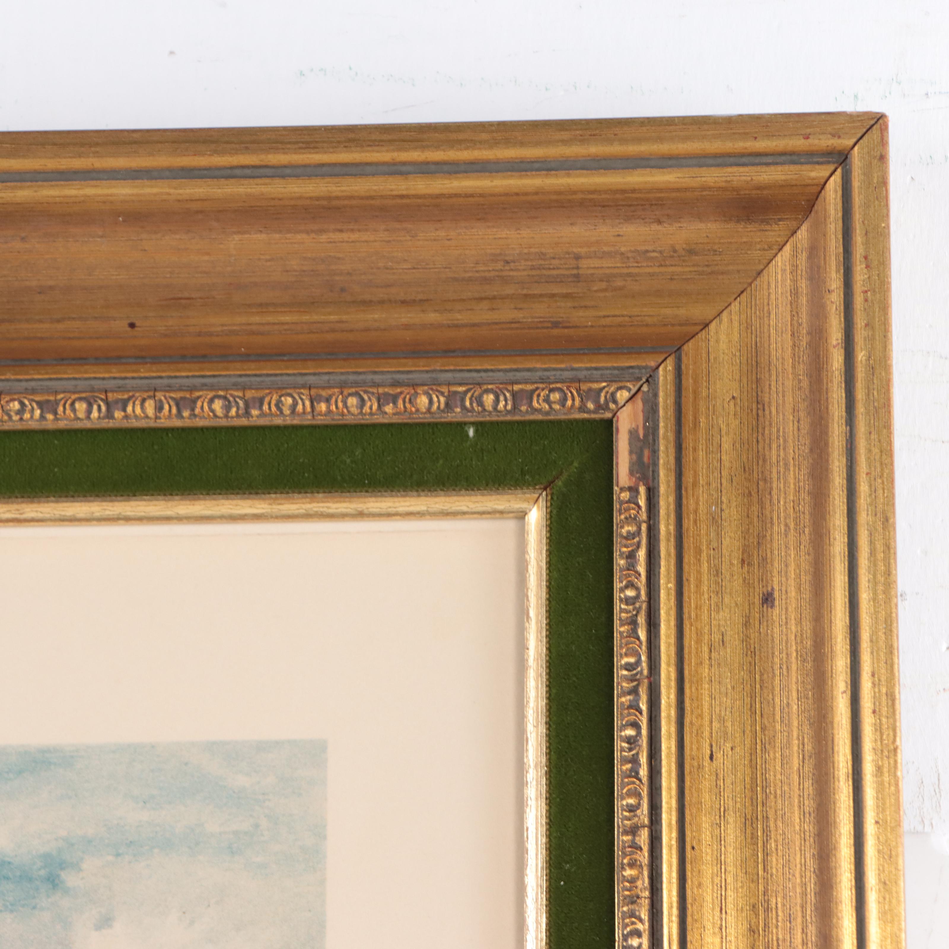 Richard Stone Reeves Offset Lithograph of Secretariat Portrait