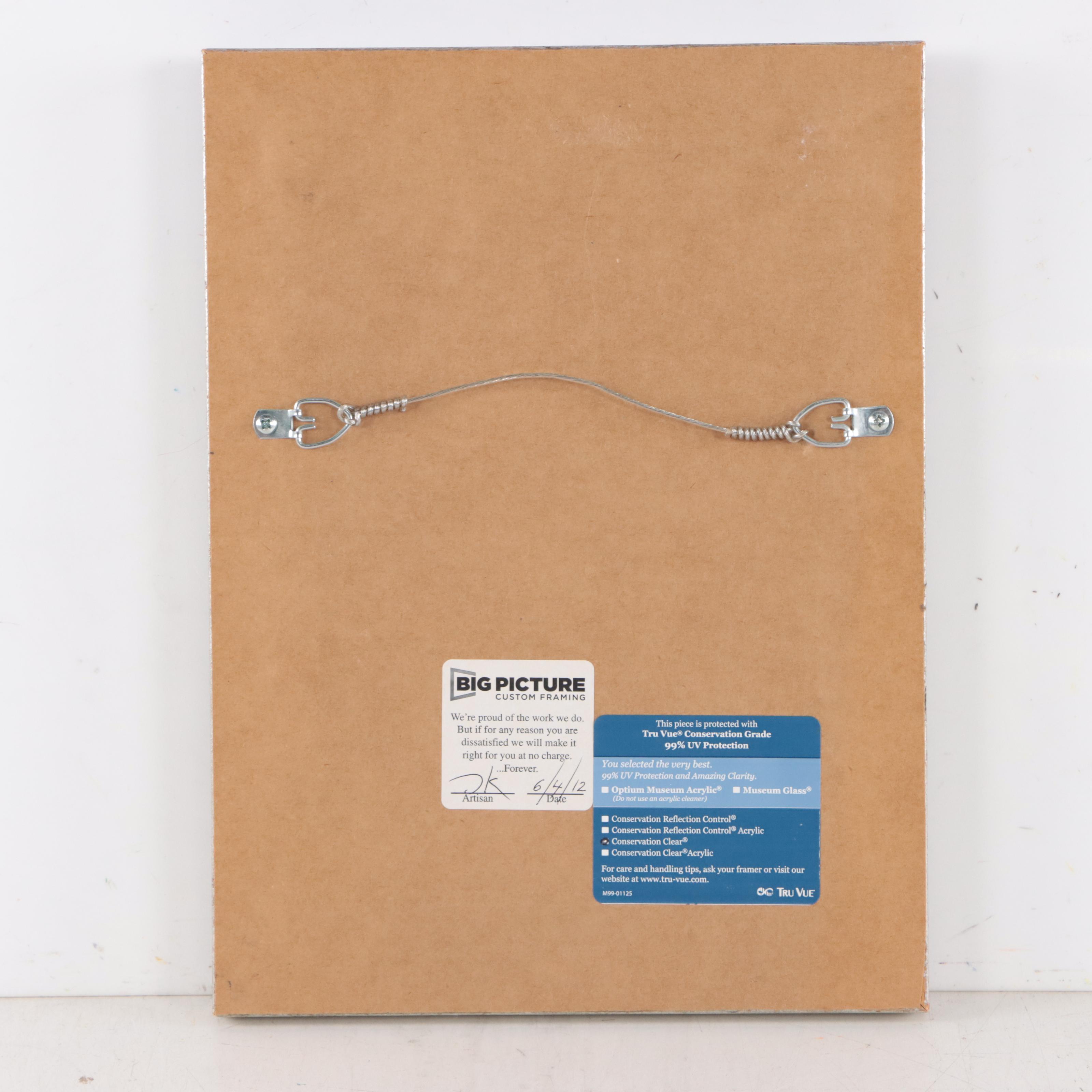 Jean-Luc Parant Ink Drawing, 1975