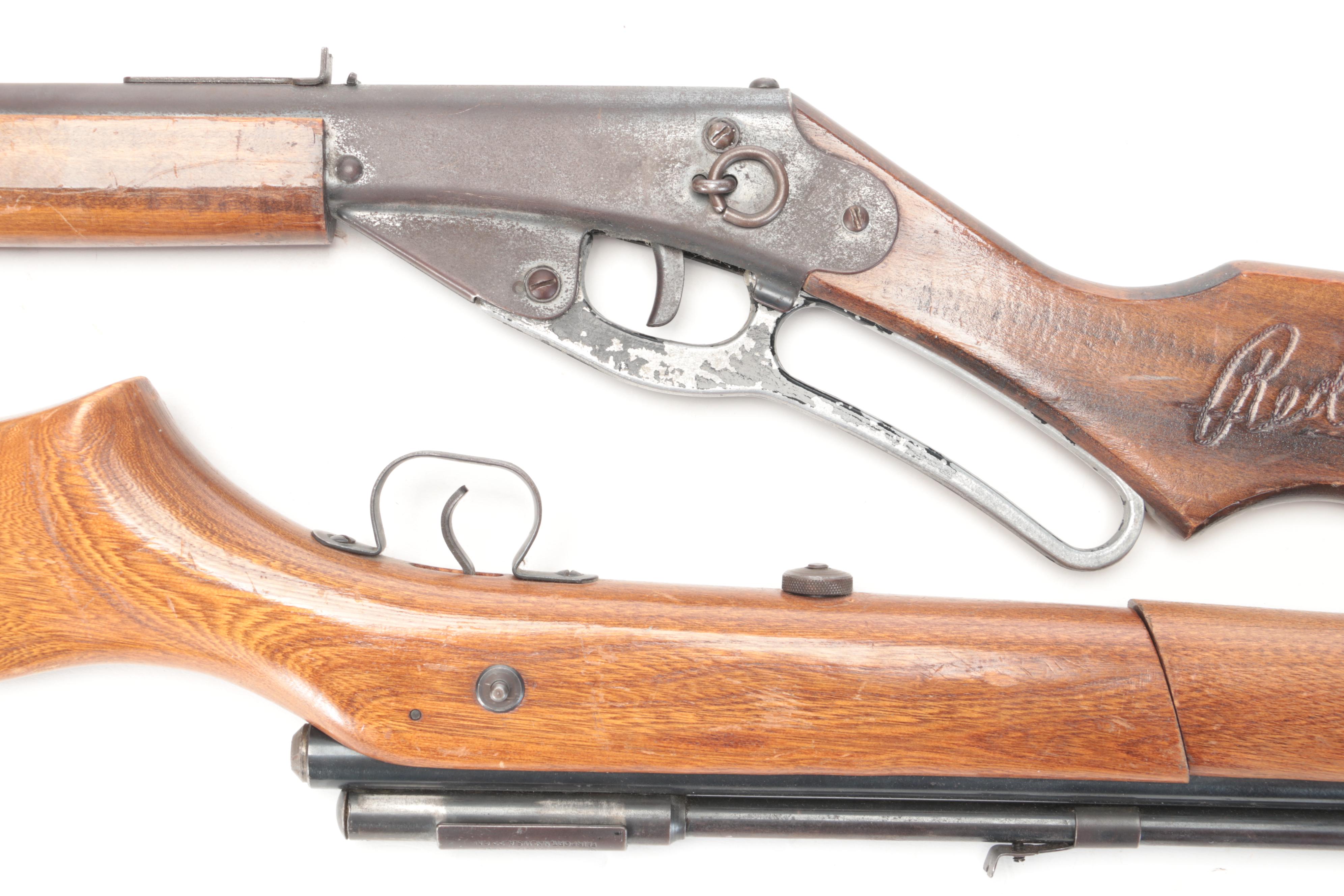 Daisy Red Ryder Model 40 BB and Crosman 140 .22. Cal Air Rifles