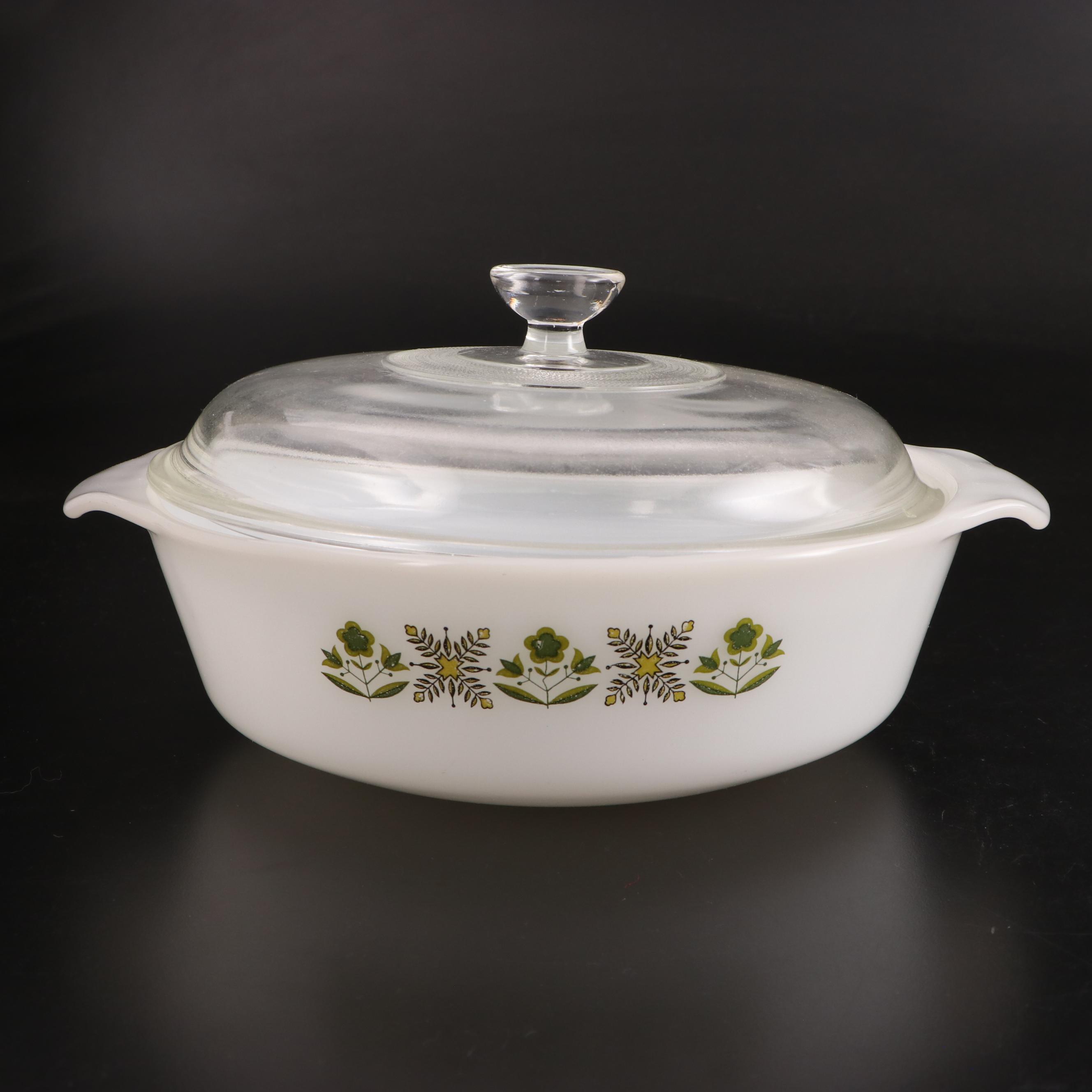 Anchor Hocking and Pyrex Custard Cups, Casseroles and Soup Bowls