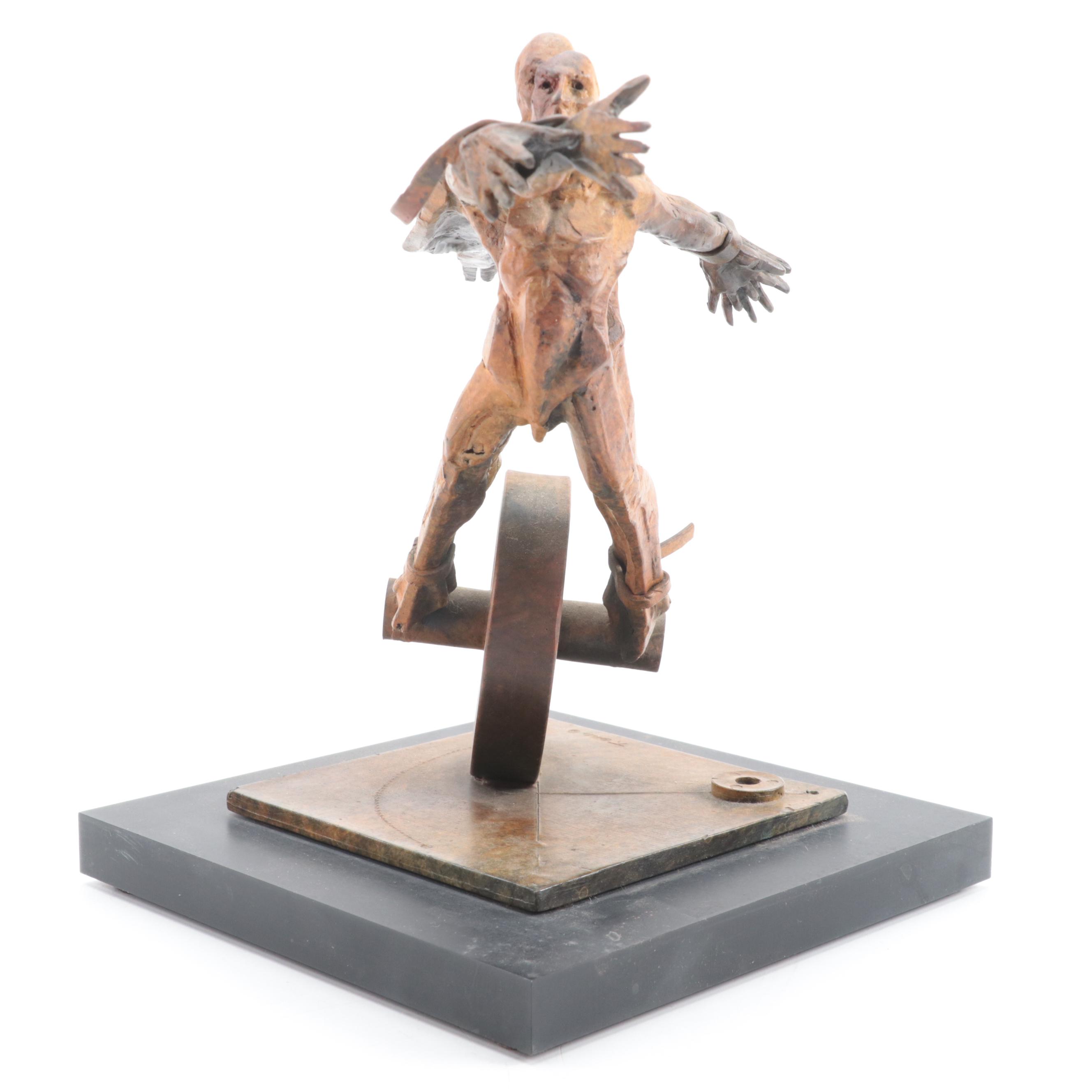 Theodore Gall Bronze Sculpture "Low Ryder" Circa 2000