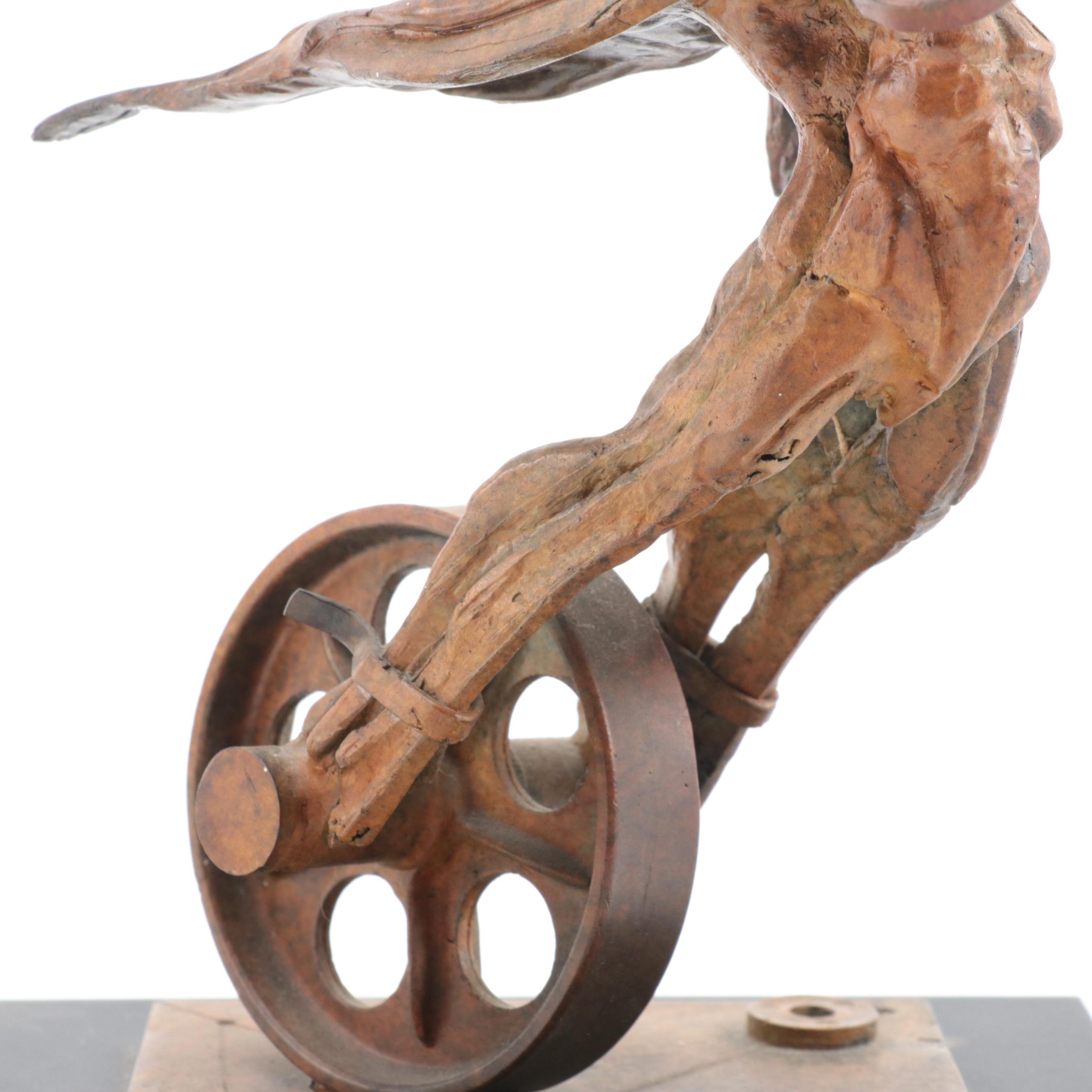 Theodore Gall Bronze Sculpture "Low Ryder" Circa 2000