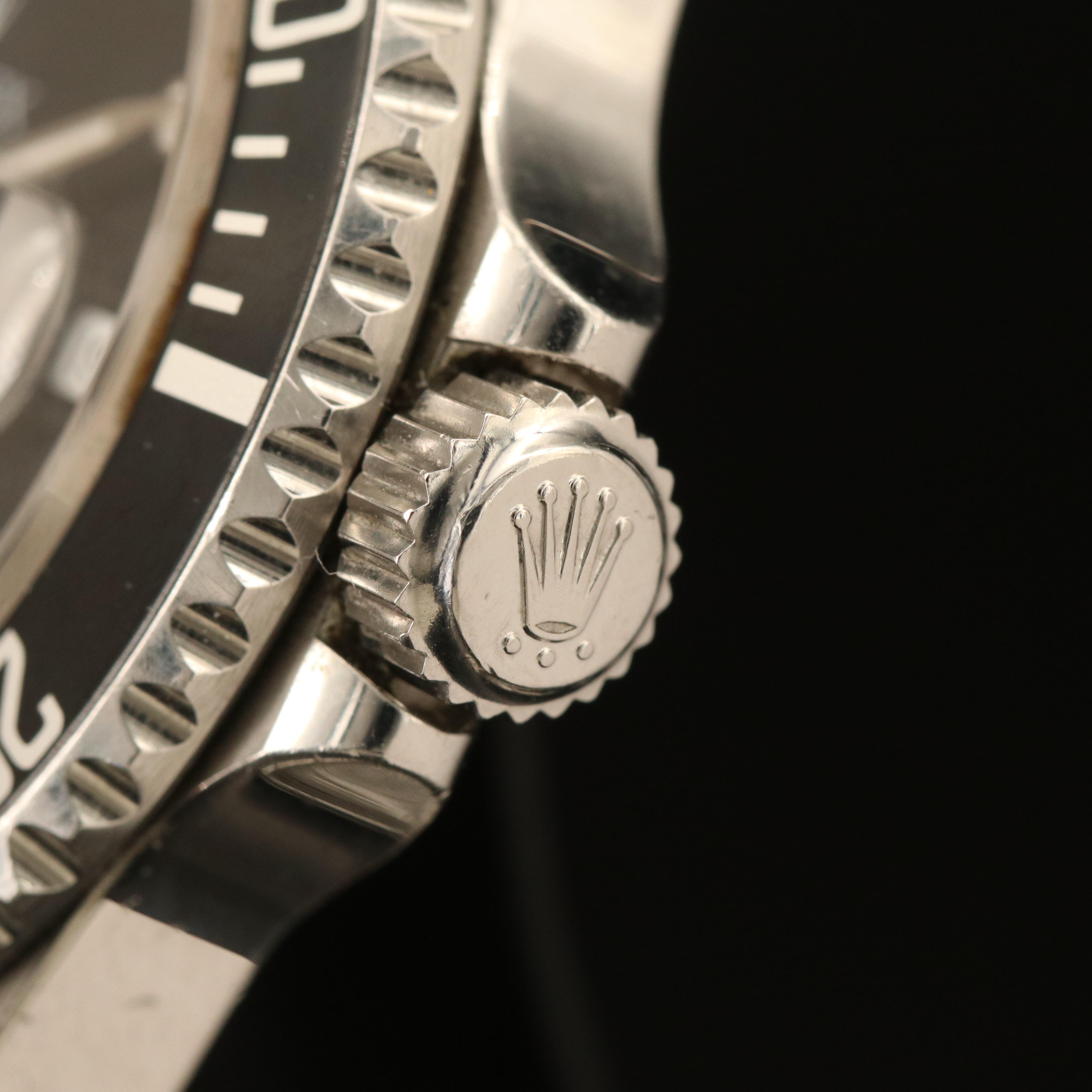 1996 Rolex Submariner Date Stainless Steel Watch