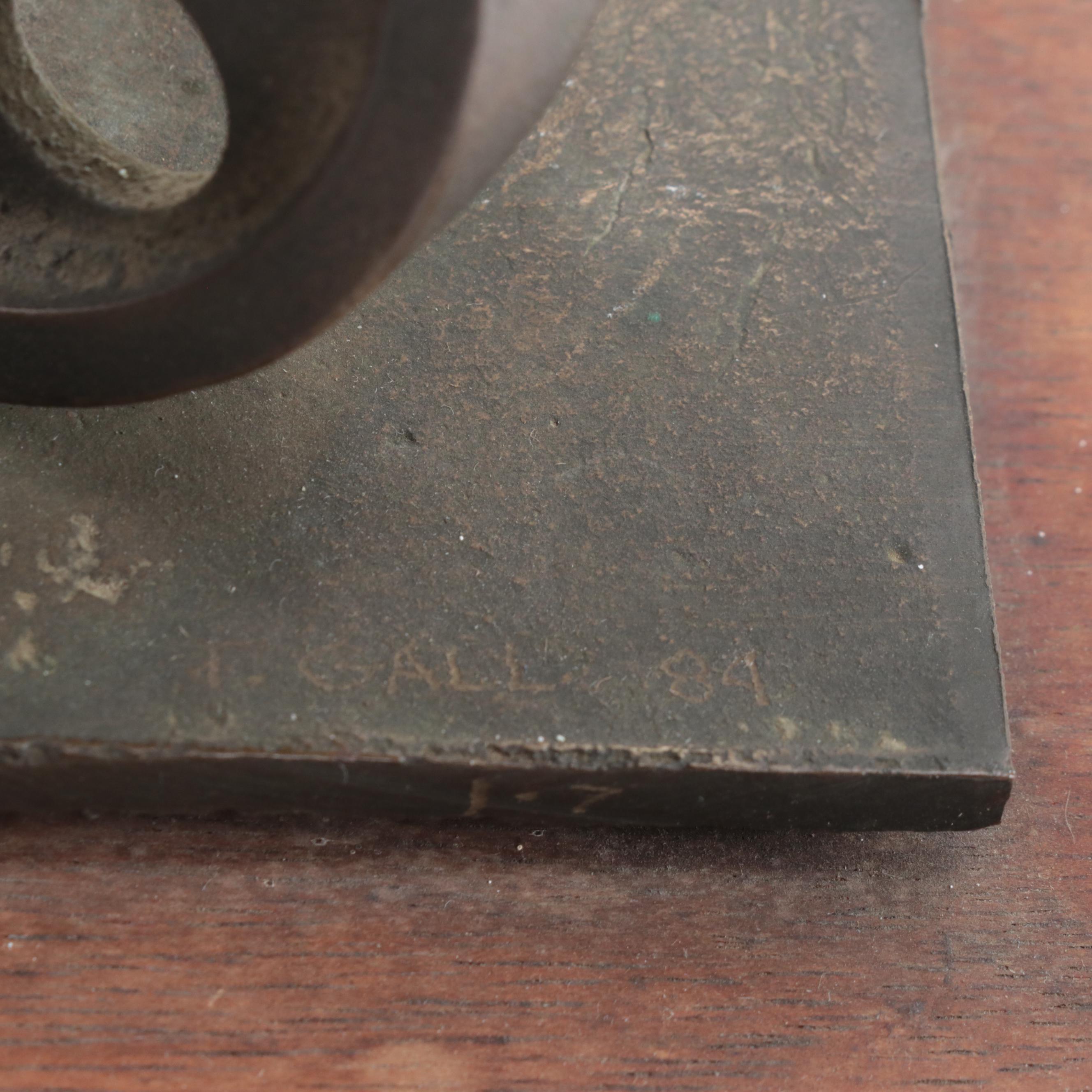 Theodore Gall Bronze Sculpture "Windrunner #107," 1984