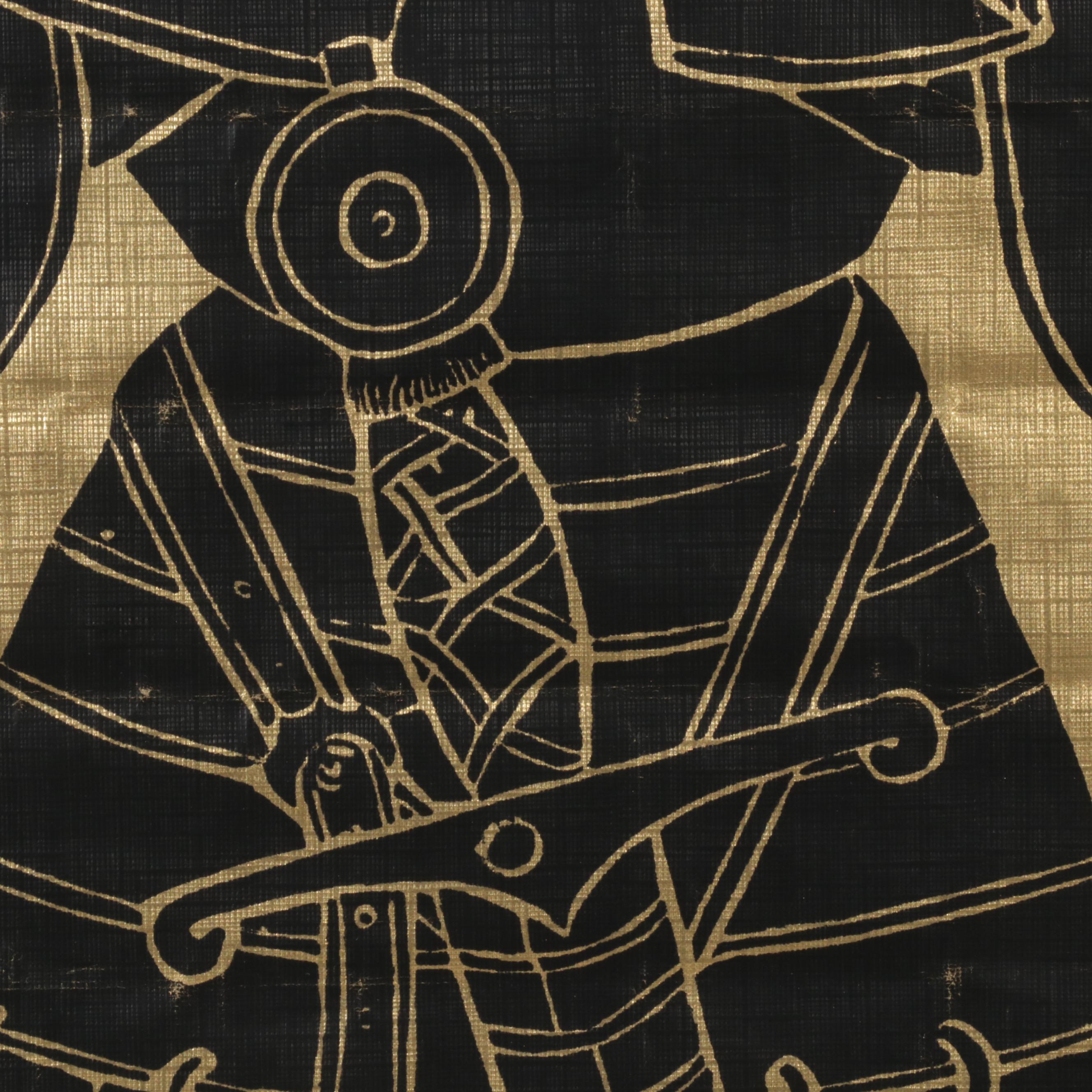 Lithograph and Relief Print of European Tomb Figures, Late 20th Century