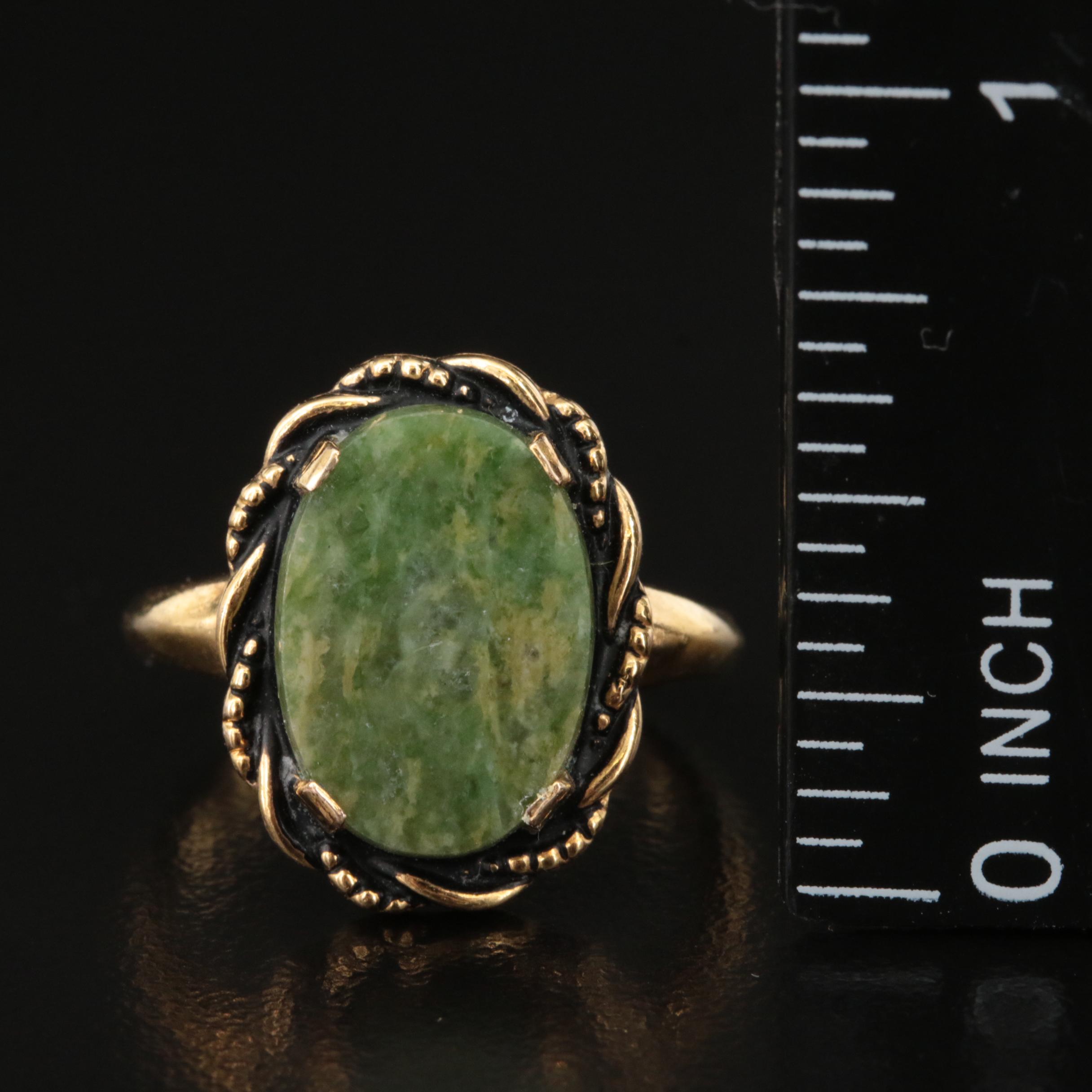 Oval Serpentine Ring