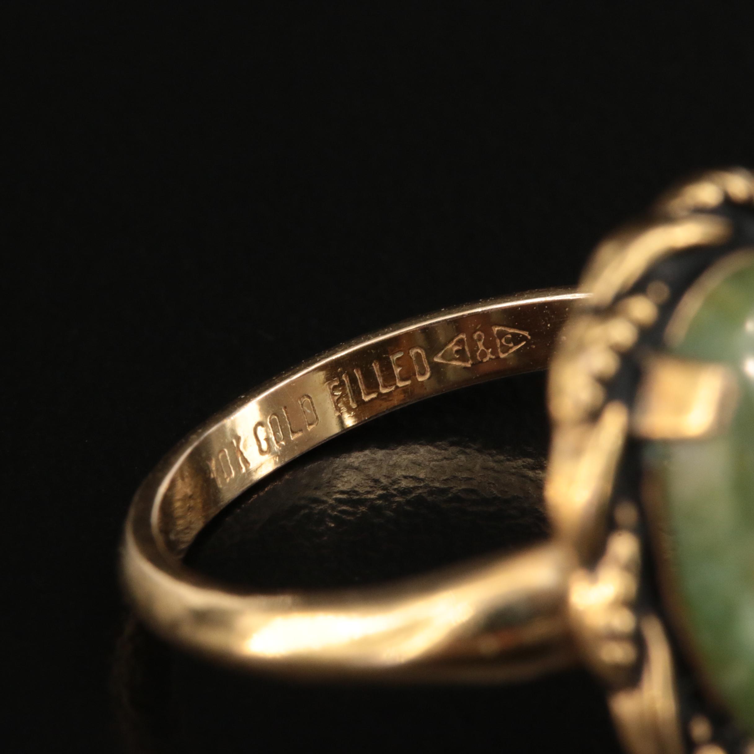 Oval Serpentine Ring