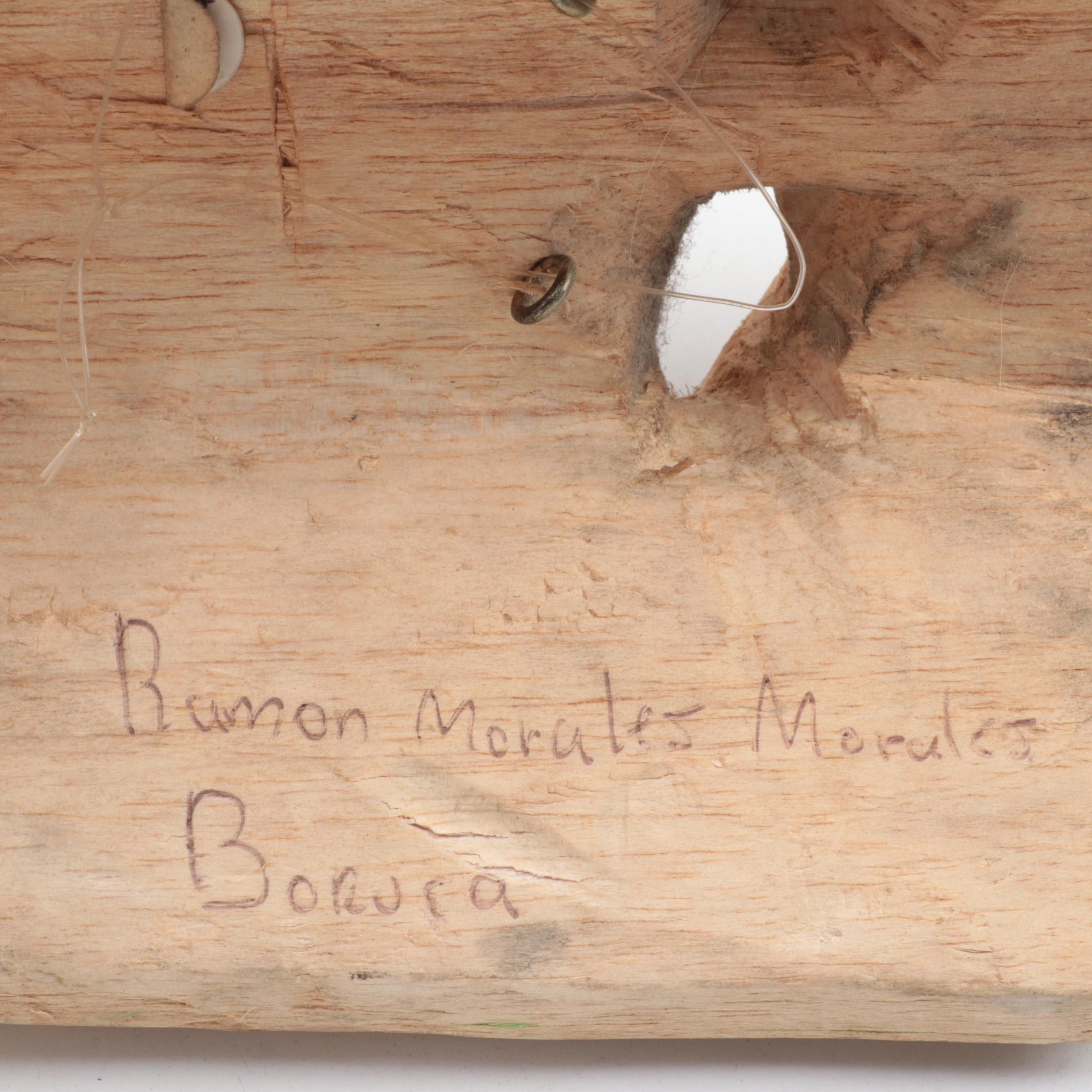 Boruca Costa Rican Carved Wooden Masks, Circa 2006