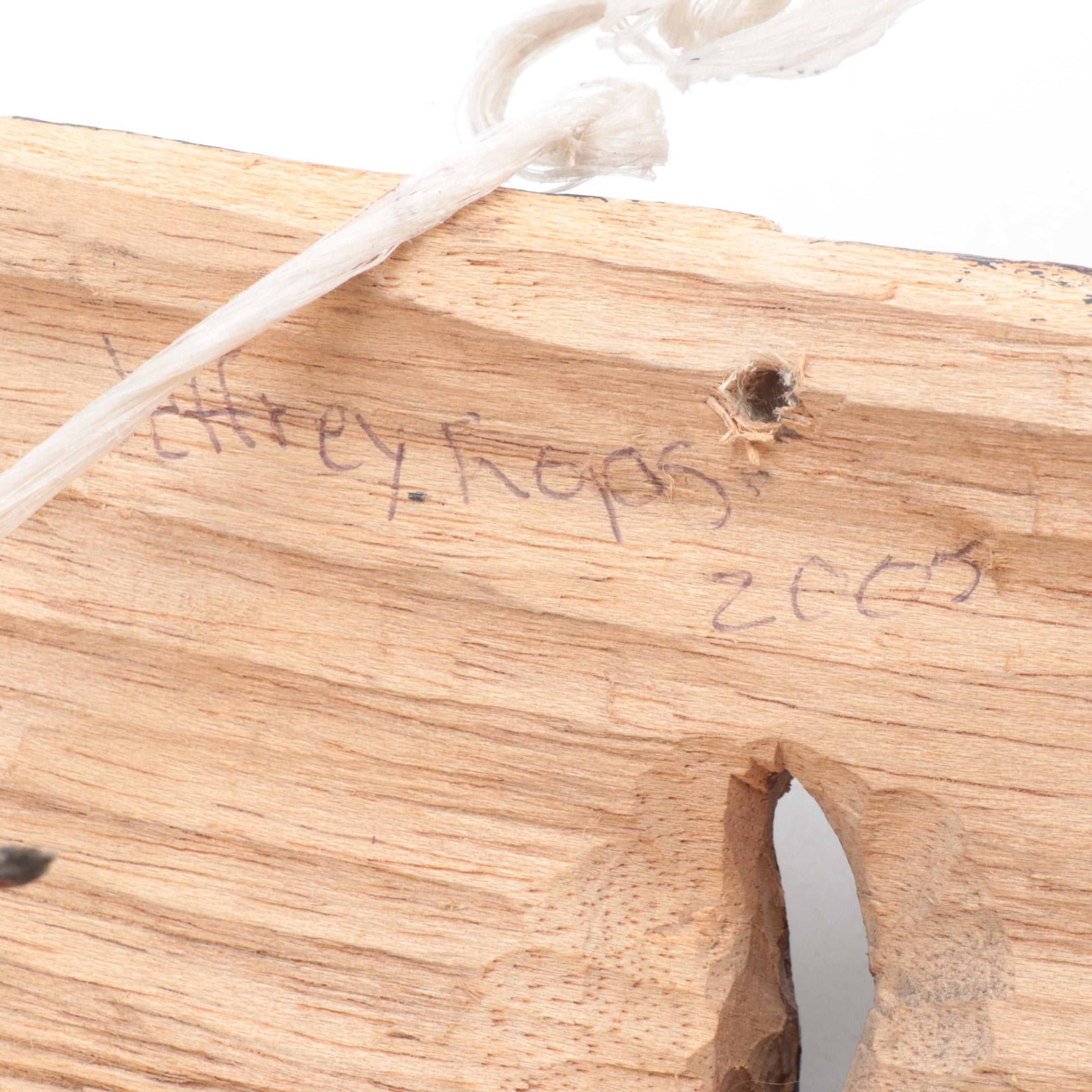 Brunka Costa Rican Carved Wooden Masks, Circa 2005