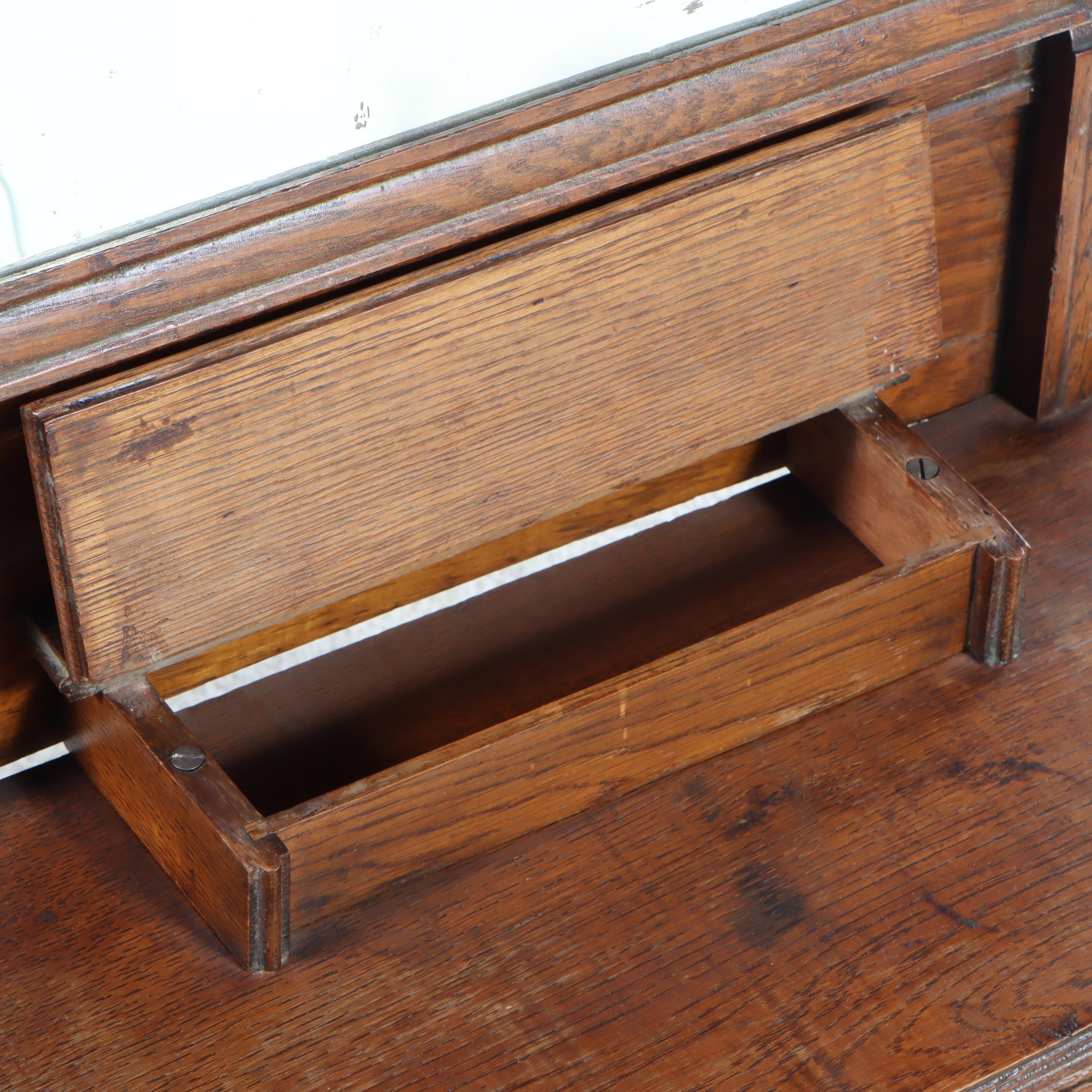Late Victorian Paint-Decorated Oak Three-Drawer Dresser, circa 1900