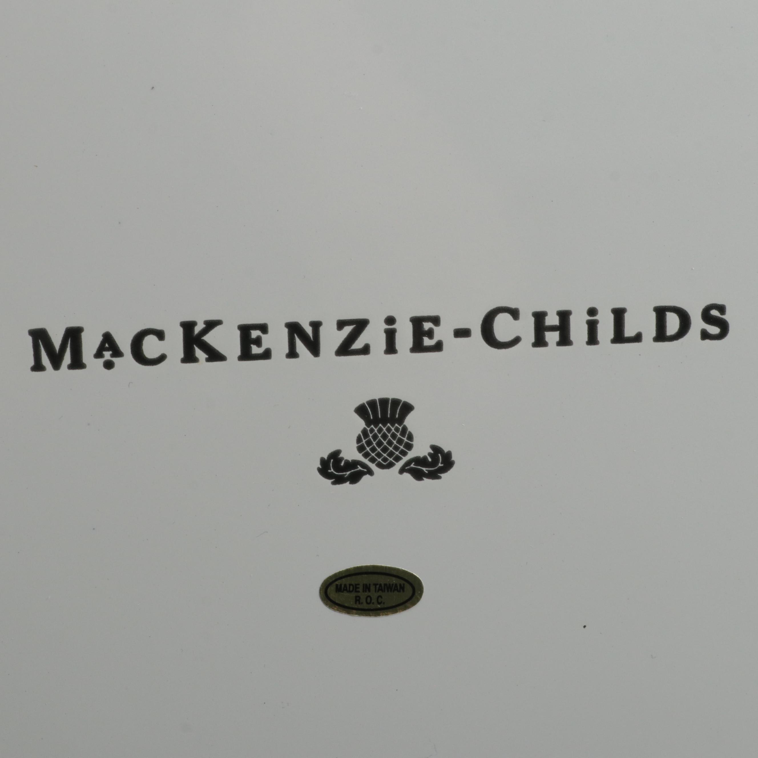 MacKenzie-Childs "Buttercup" Enamel Cake Carrier
