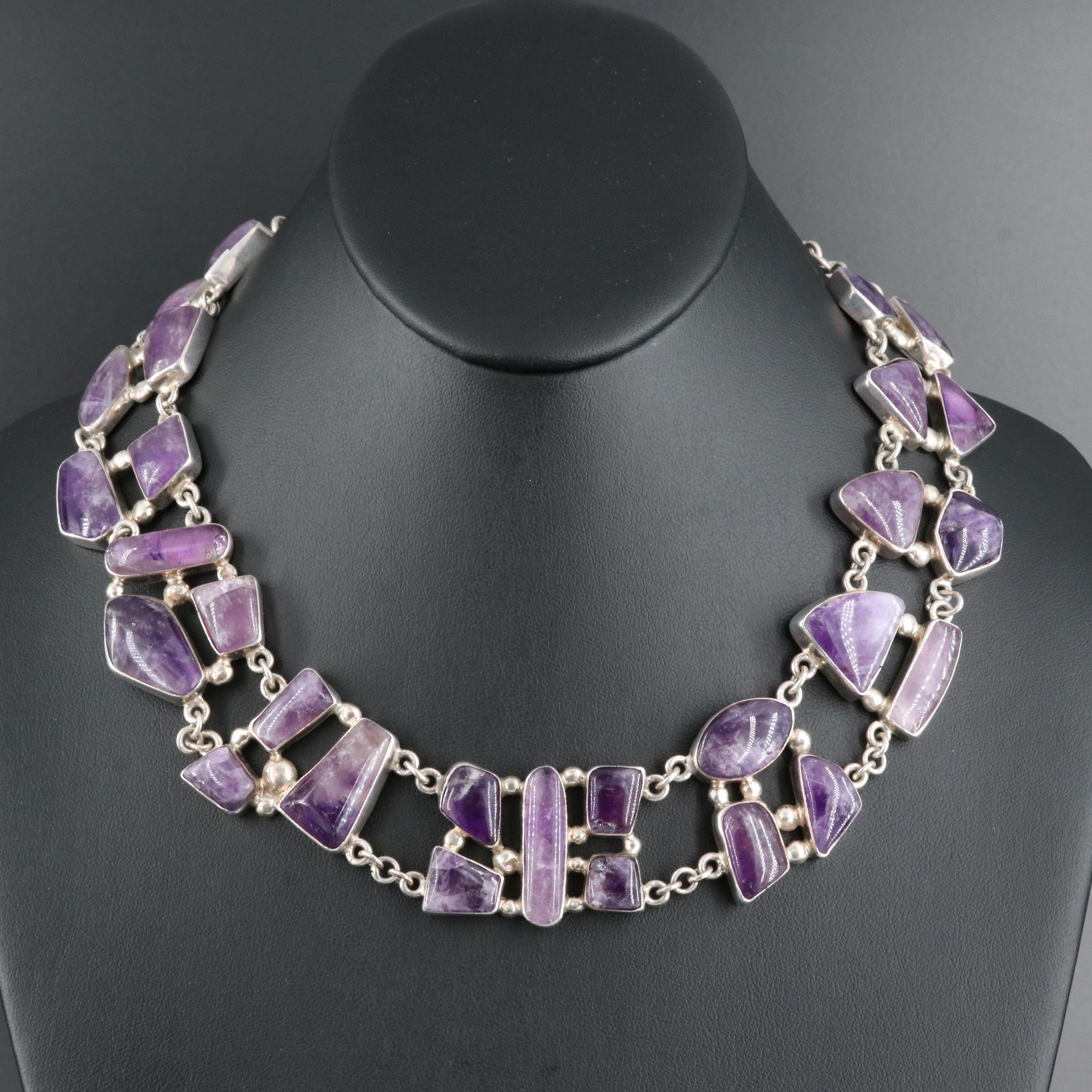 Sterling Amethyst Necklace