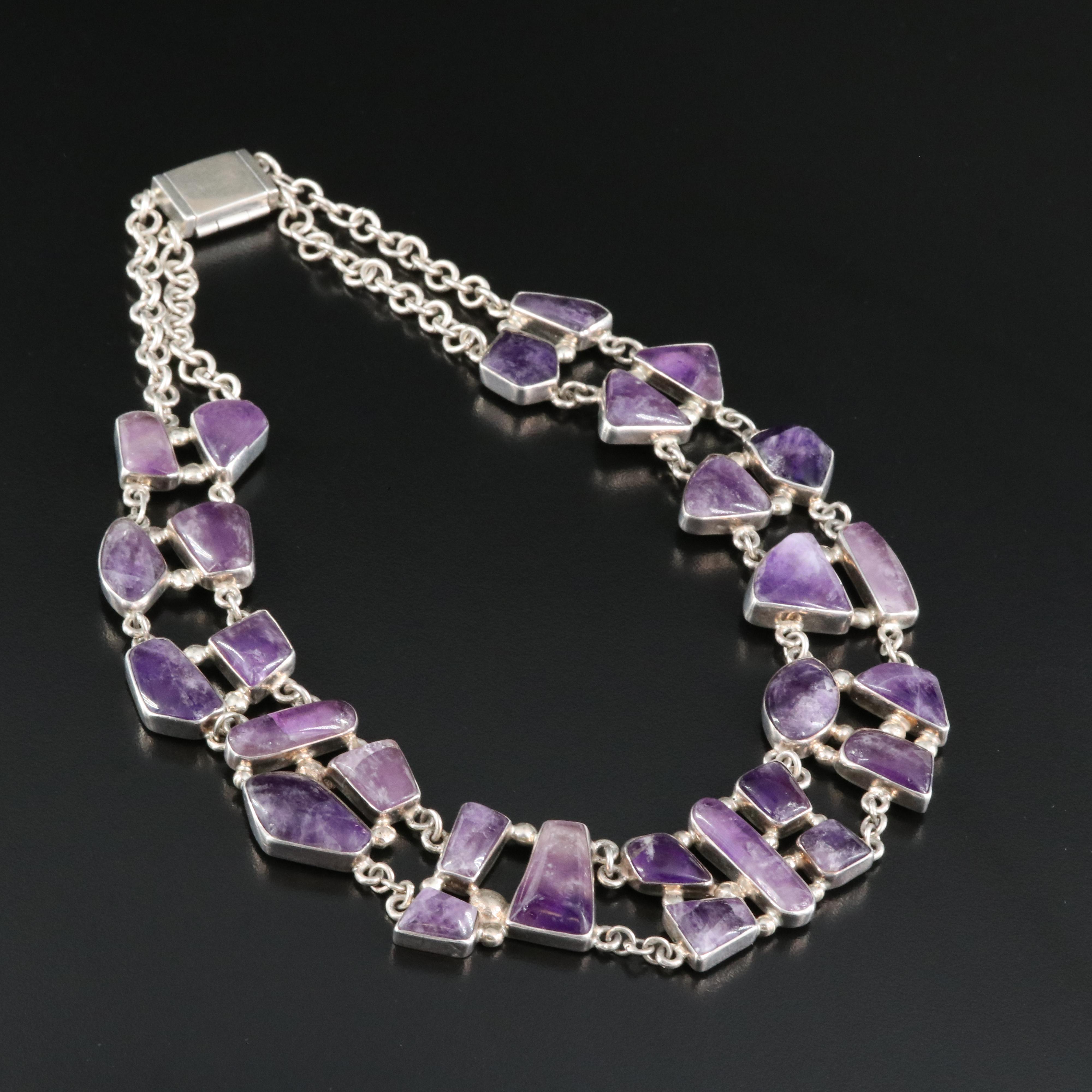 Sterling Amethyst Necklace