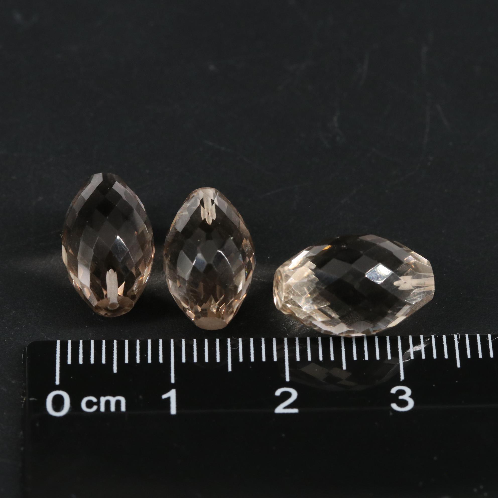 Loose 19.44 CTW Smoky Quartz Lot