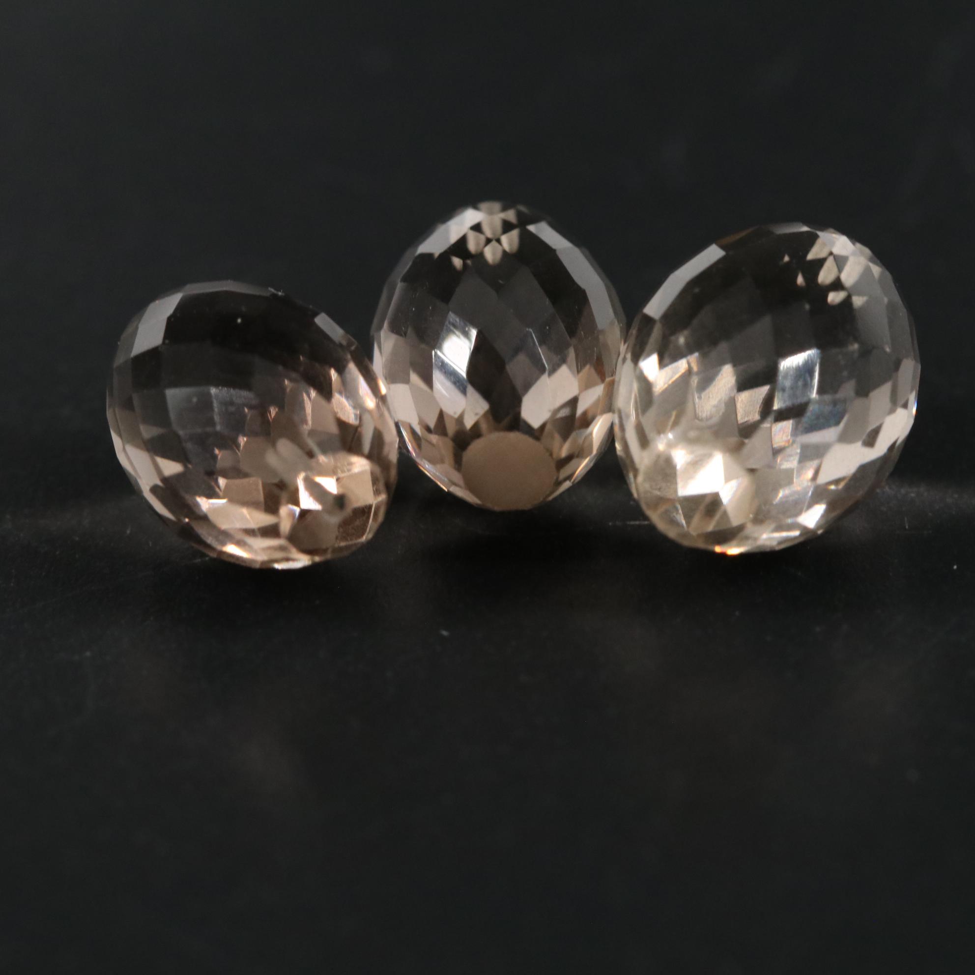 Loose 19.44 CTW Smoky Quartz Lot