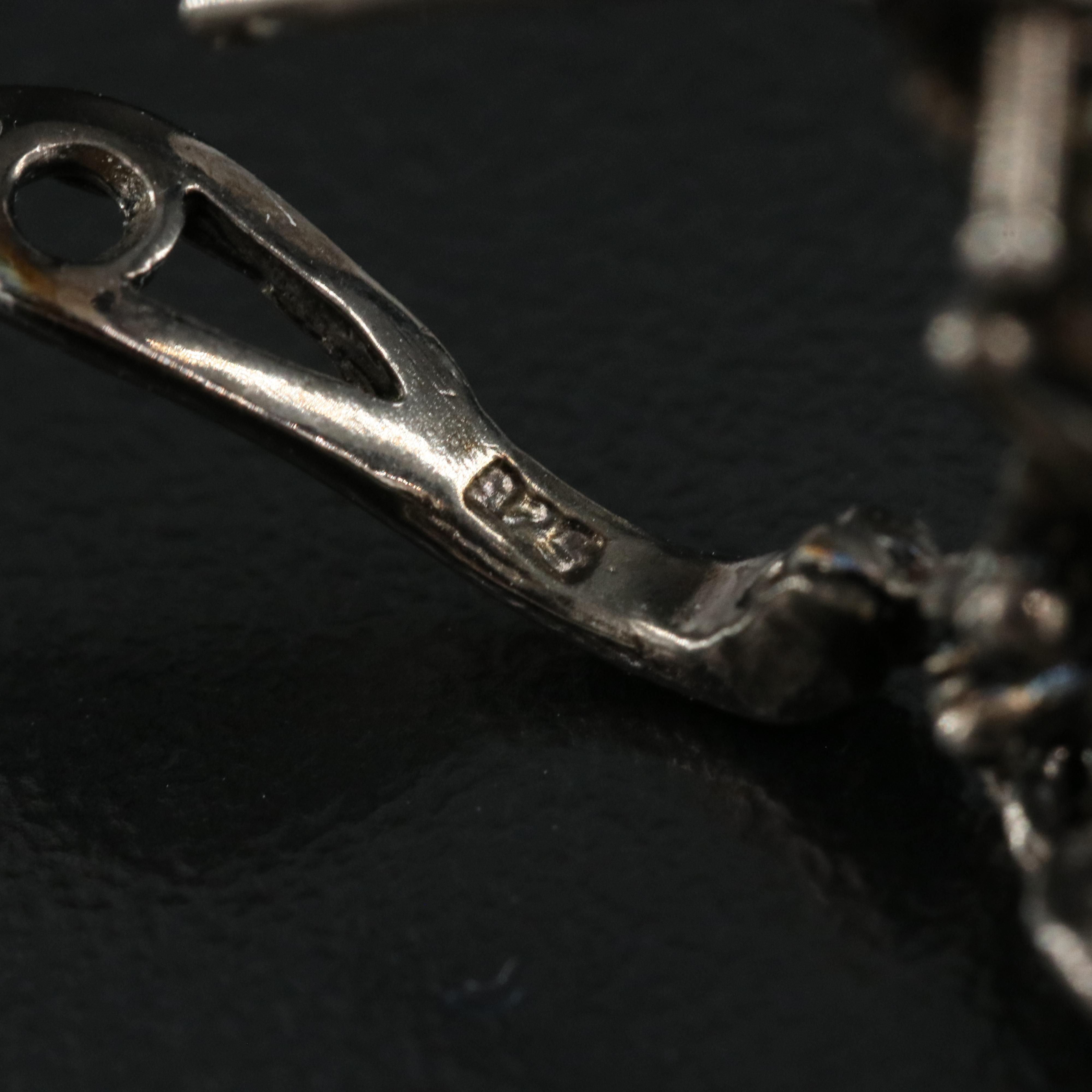 Sterling Rainbow Moonstone and Amethyst Earrings