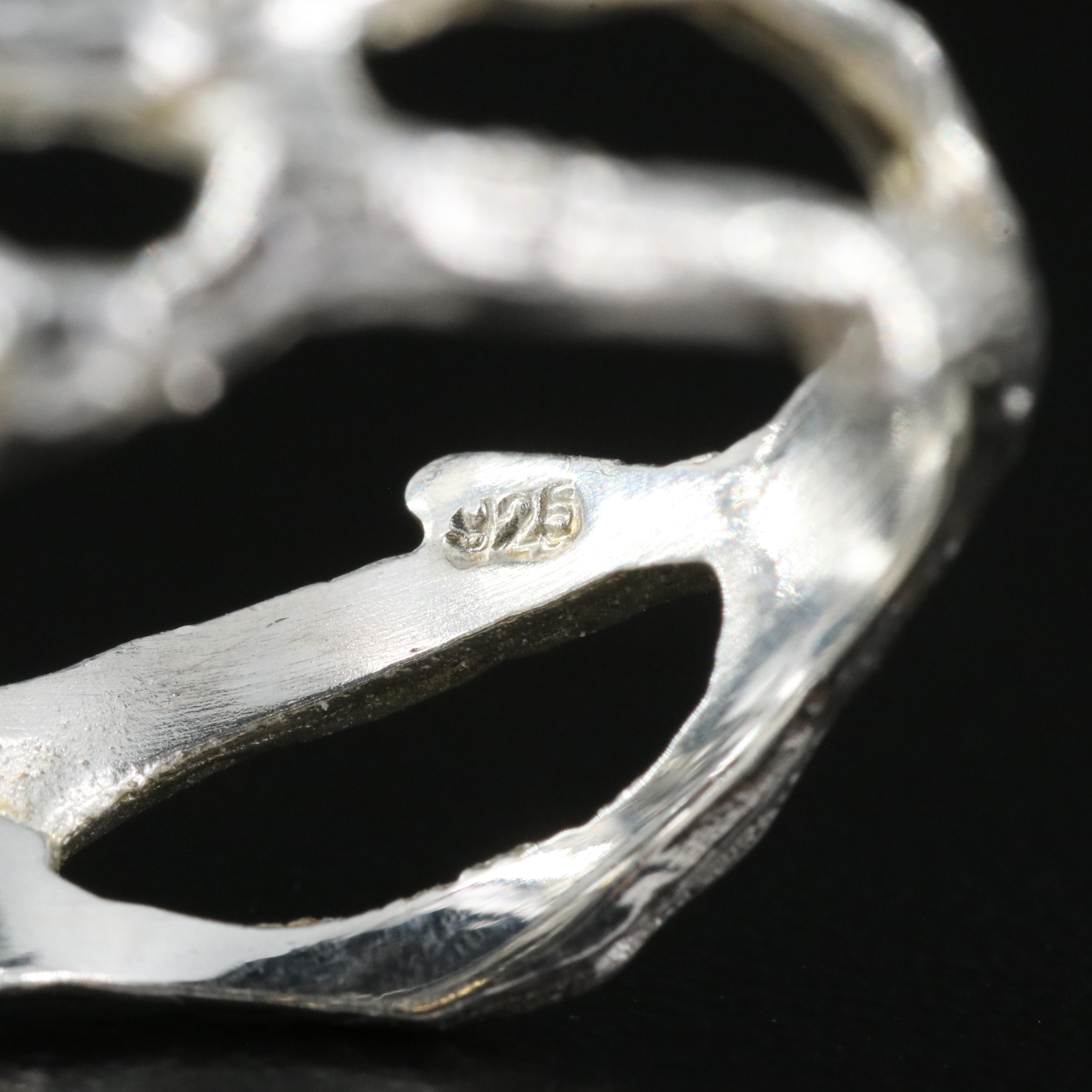 Sterling Opal, Sapphire and Topaz Ring