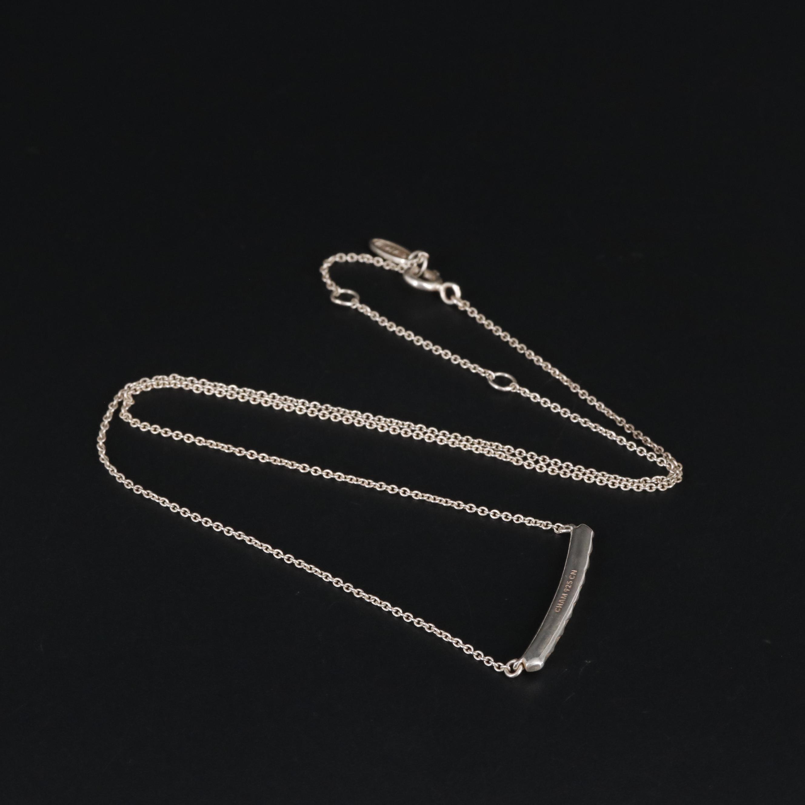 Sterling Cubic Zirconia Necklace