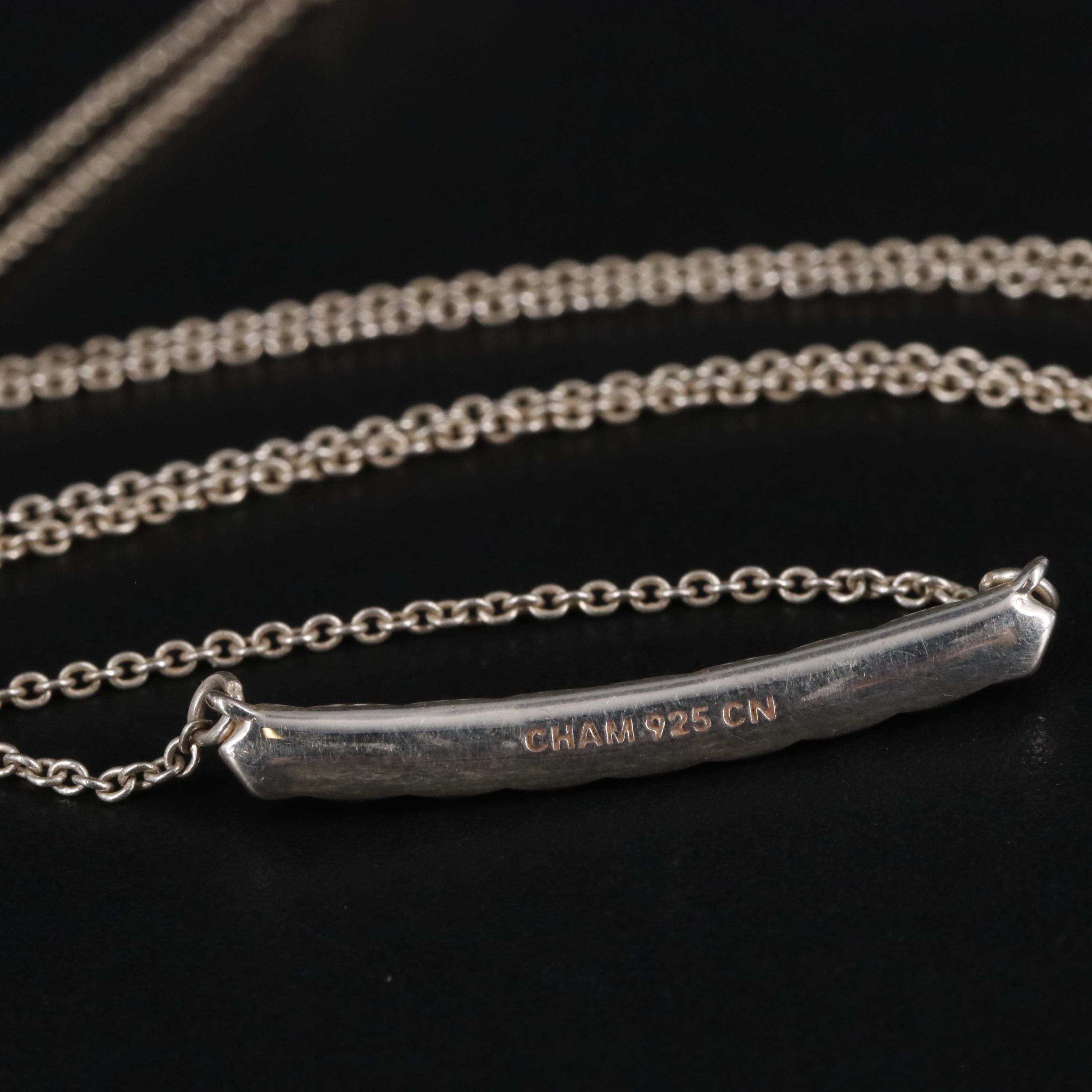 Sterling Cubic Zirconia Necklace