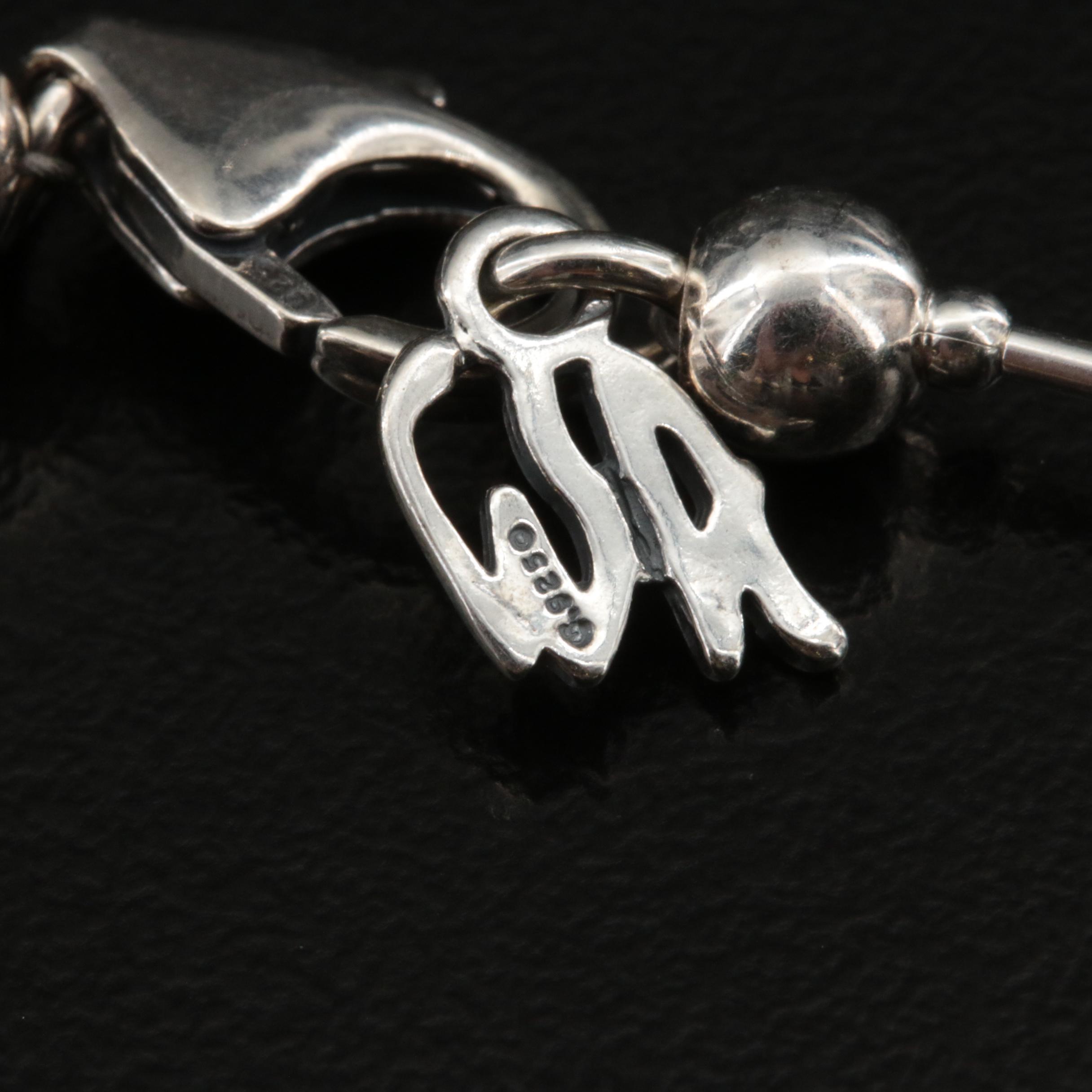 American West by Relios Sterling Sodalite, Rhodonite and Gemstone Necklace