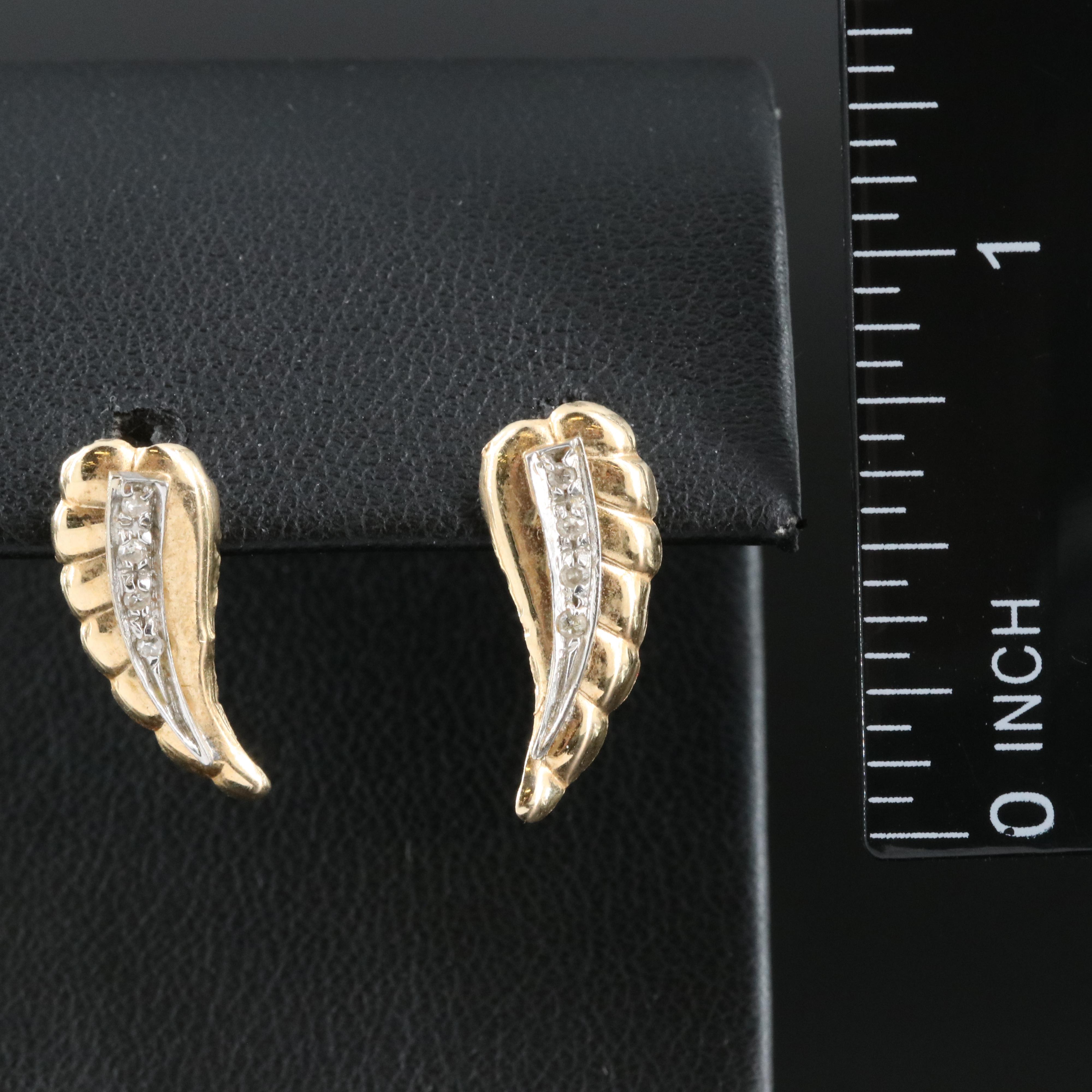 14K 0.06 CTW Diamond Earrings