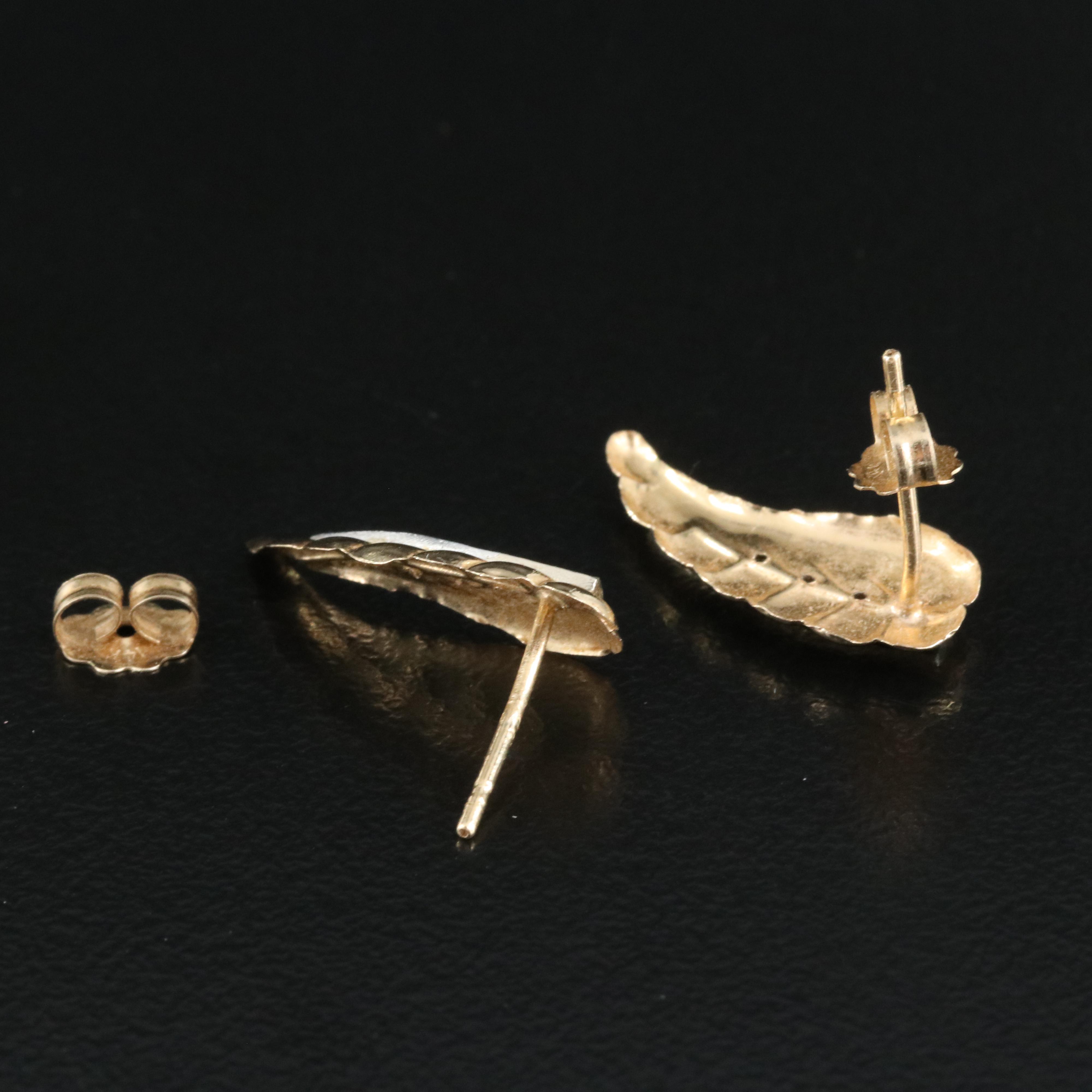 14K 0.06 CTW Diamond Earrings