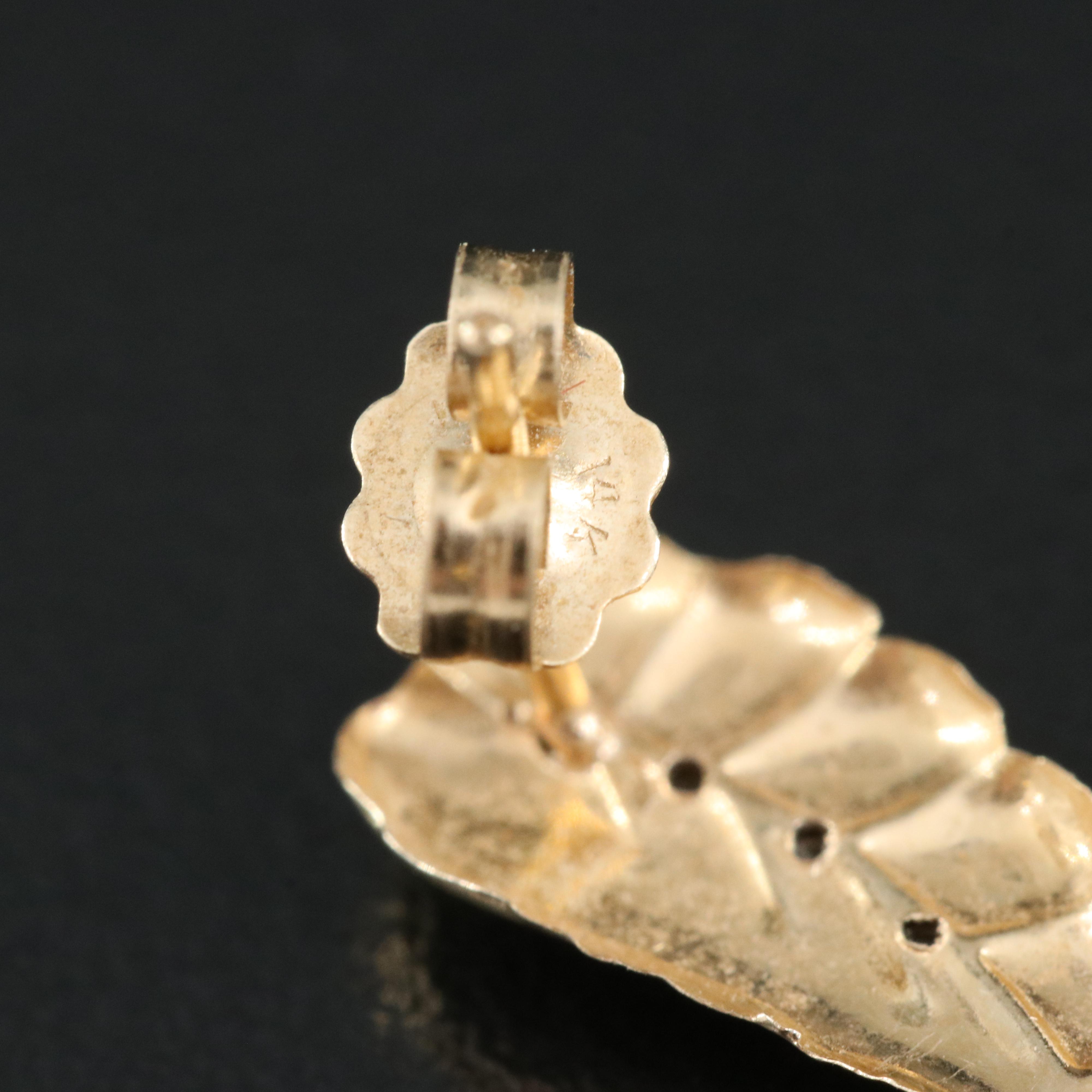 14K 0.06 CTW Diamond Earrings