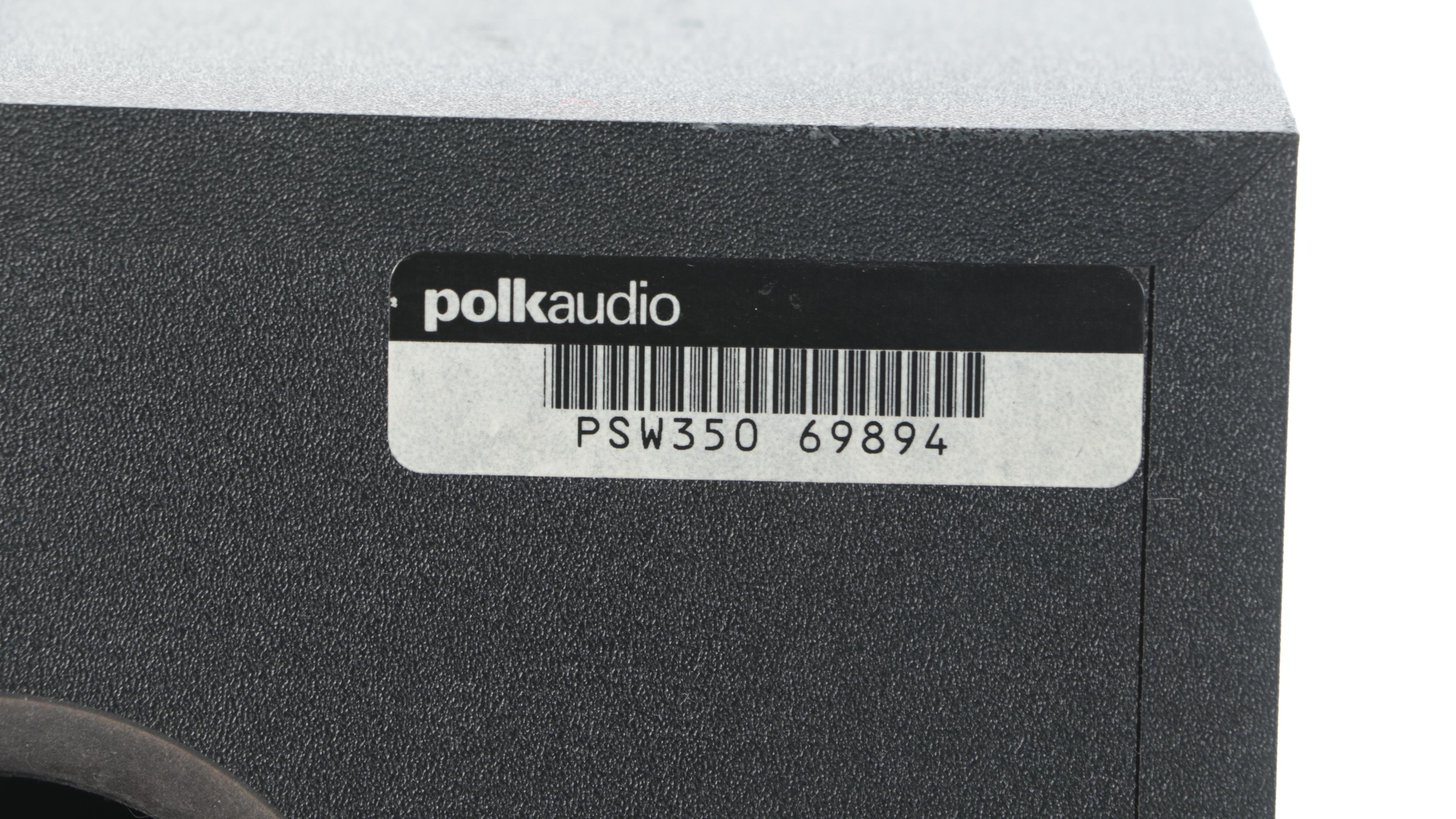 Polk Audio Subwoofer With Boston Acoustics HS60 Shelf Speakers